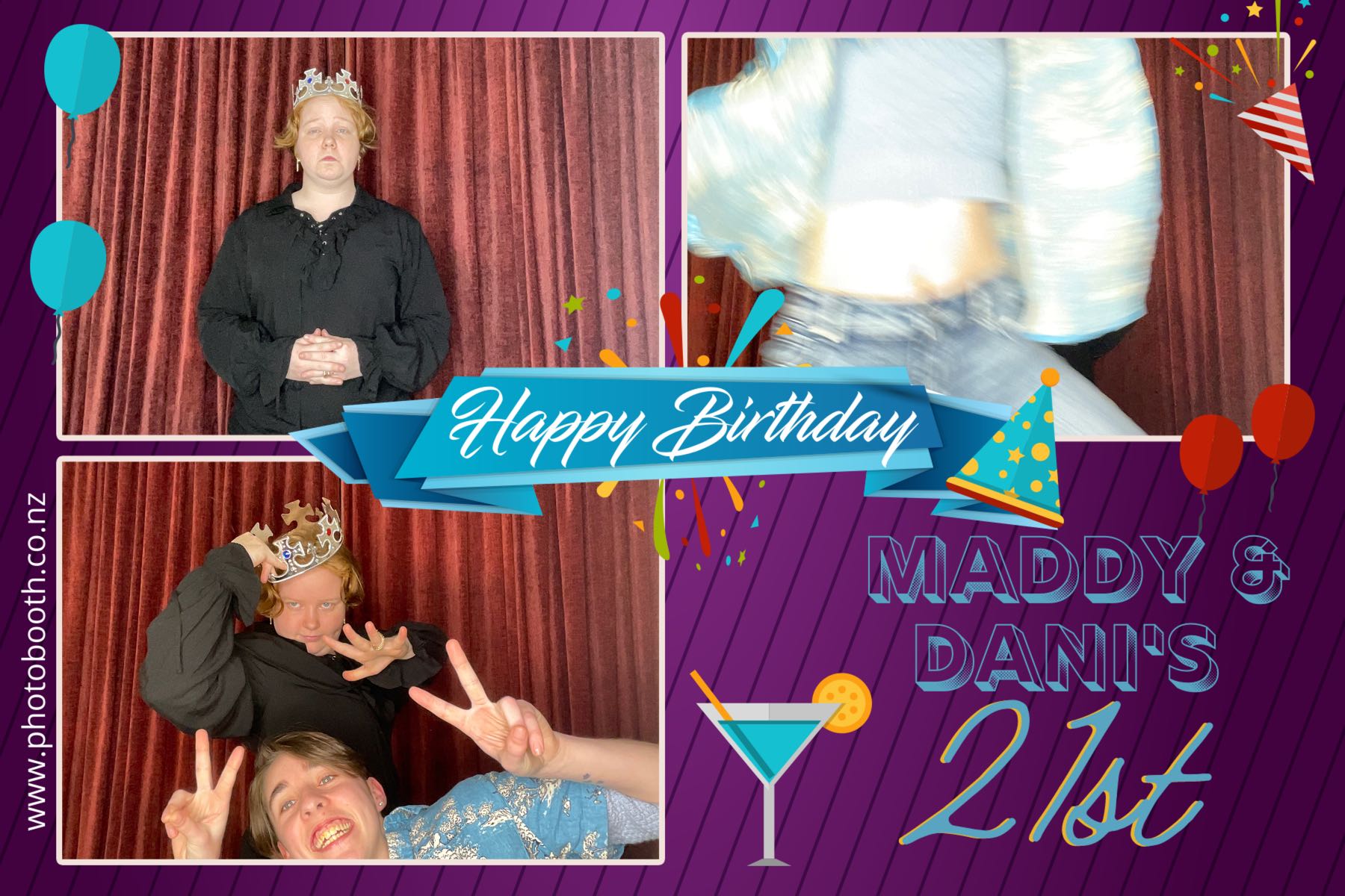 Maddy & Dani's 21st | View more photos from the event at gallery.photobooth.co.nz/u/SelfieCentral/Maddy-Danis-21st