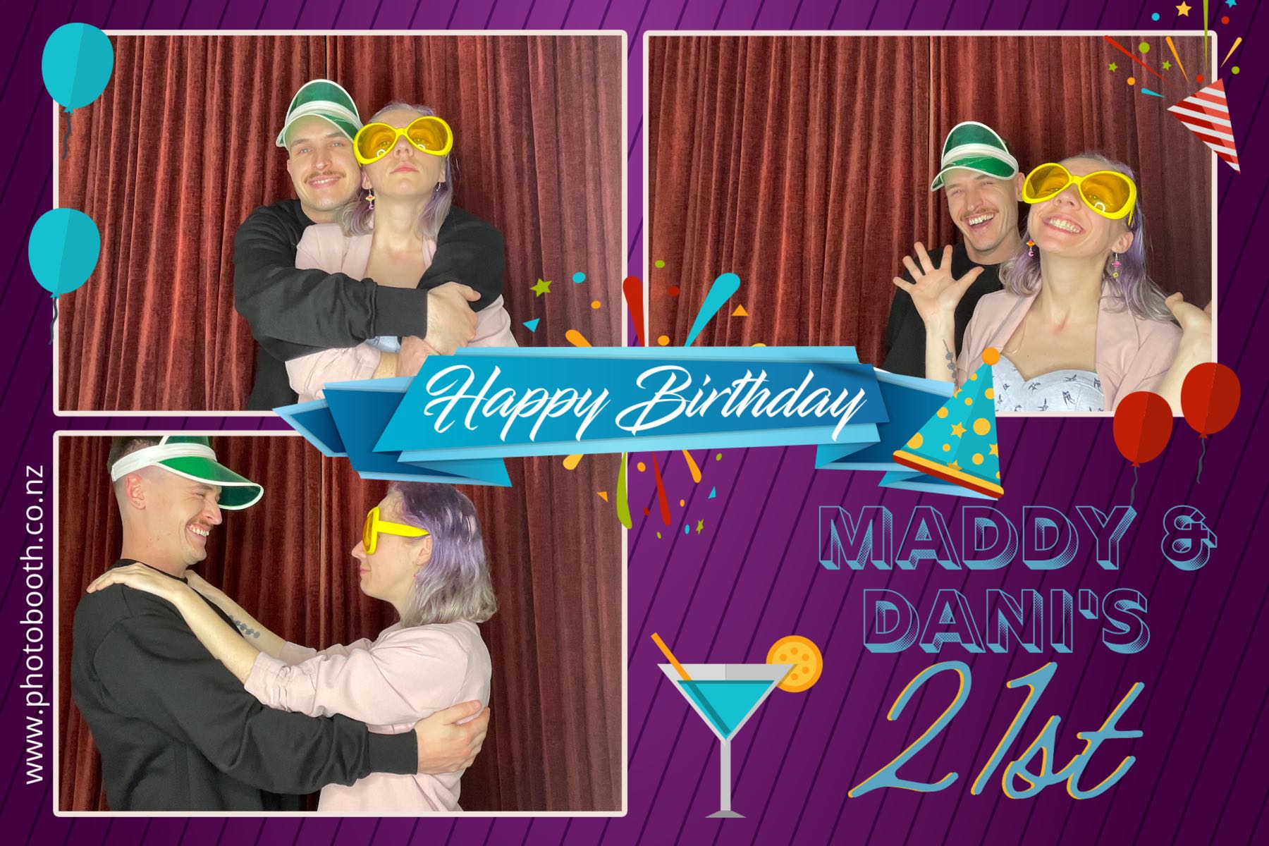 Maddy & Dani's 21st | View more photos from the event at gallery.photobooth.co.nz/u/SelfieCentral/Maddy-Danis-21st