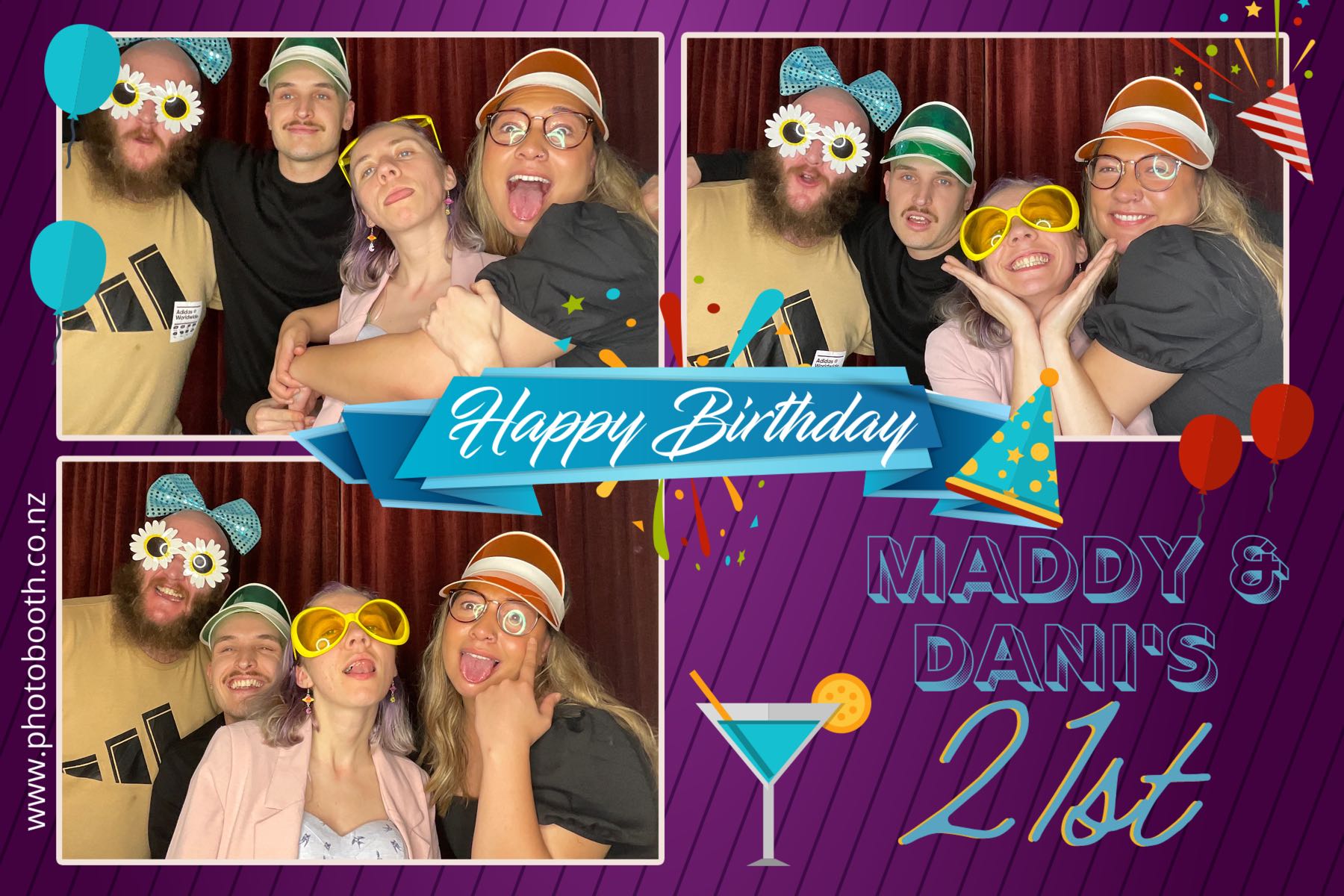 Maddy & Dani's 21st | View more photos from the event at gallery.photobooth.co.nz/u/SelfieCentral/Maddy-Danis-21st