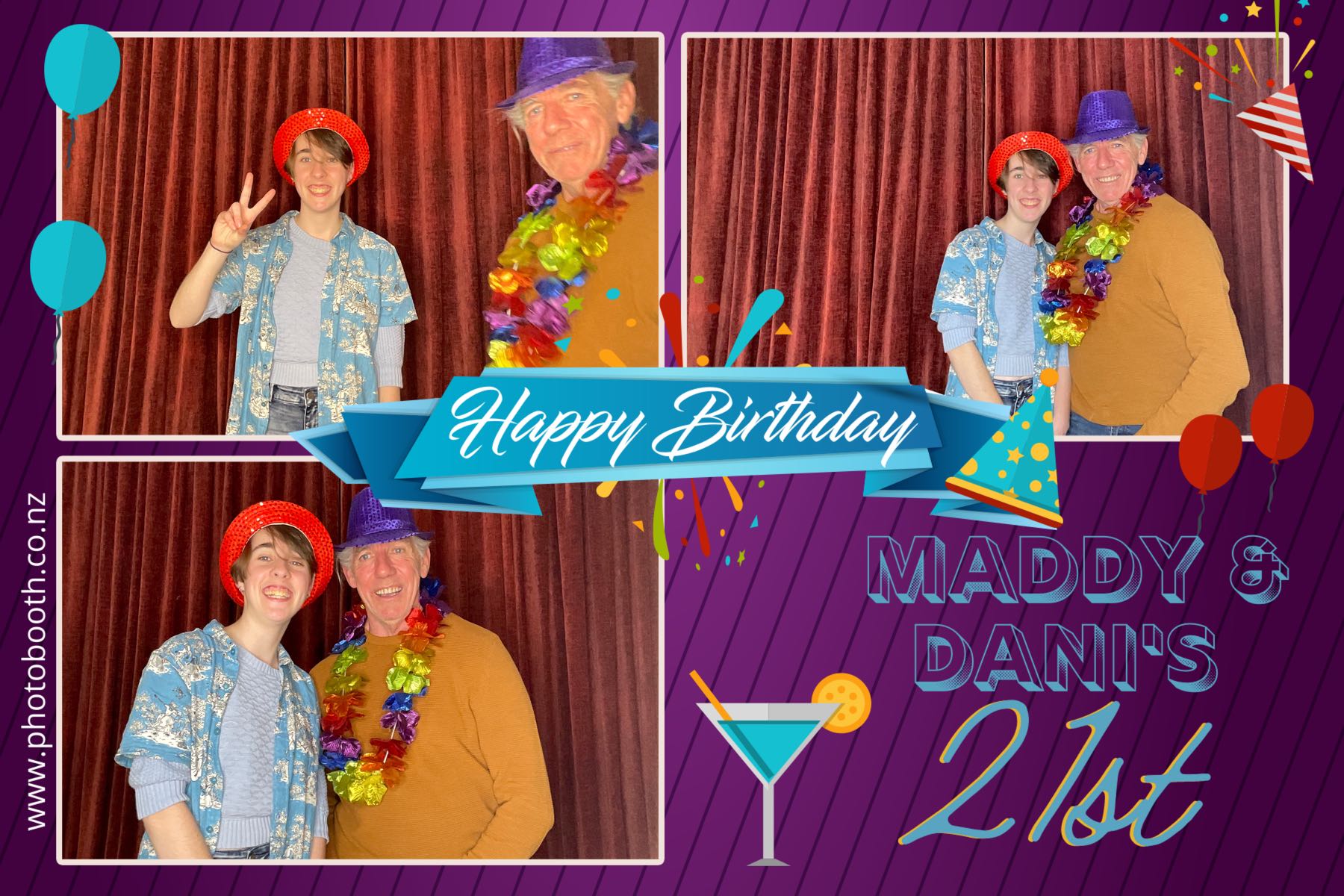 Maddy & Dani's 21st | View more photos from the event at gallery.photobooth.co.nz/u/SelfieCentral/Maddy-Danis-21st