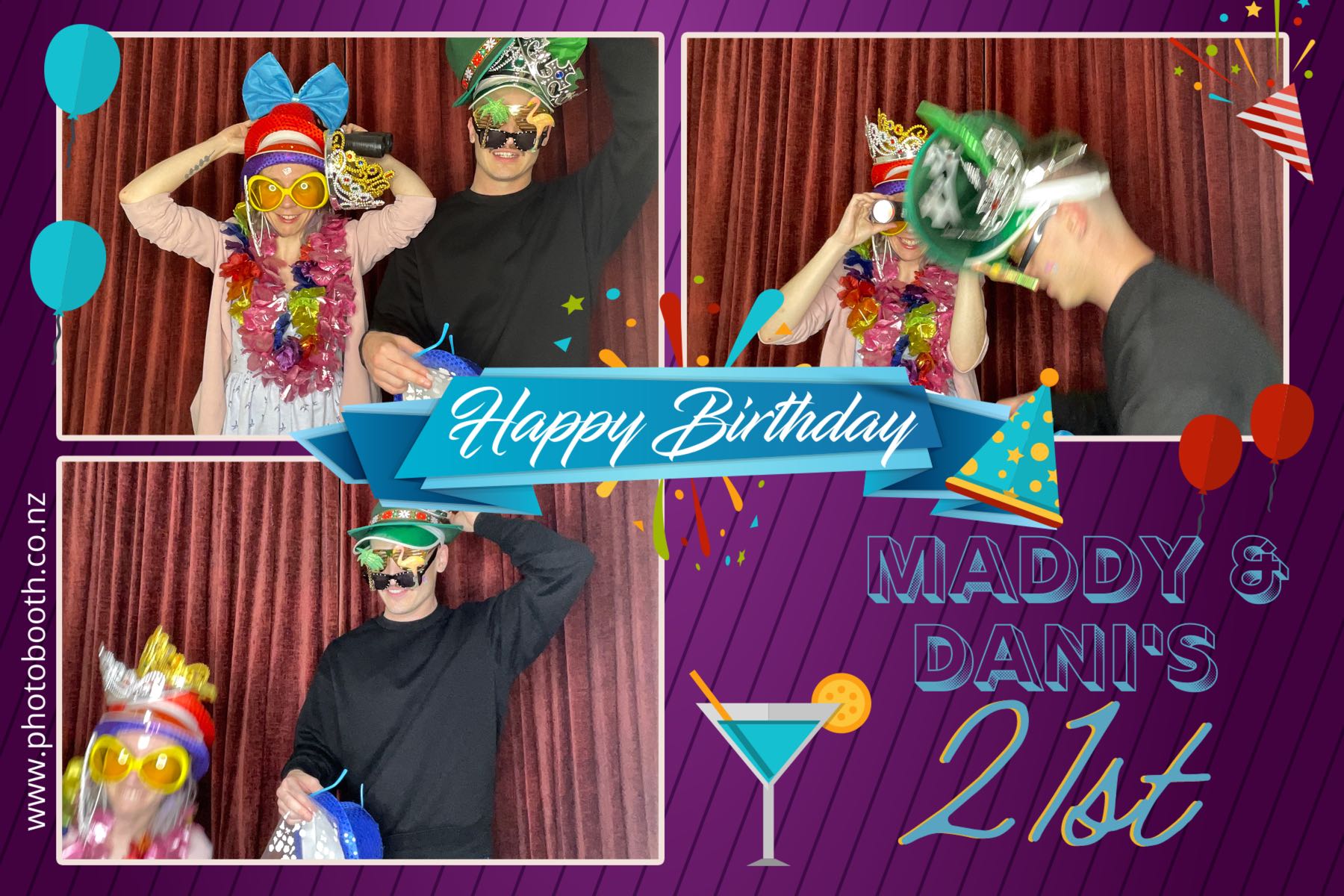 Maddy & Dani's 21st | View more photos from the event at gallery.photobooth.co.nz/u/SelfieCentral/Maddy-Danis-21st