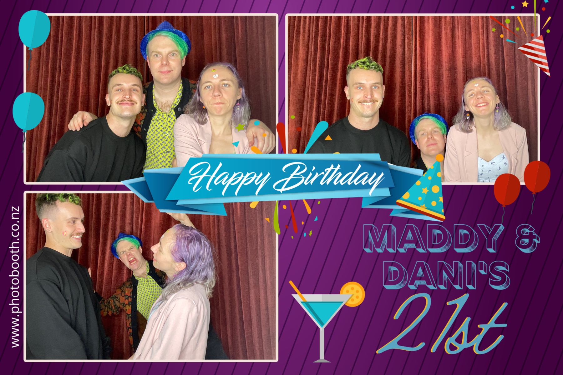 Maddy & Dani's 21st | View more photos from the event at gallery.photobooth.co.nz/u/SelfieCentral/Maddy-Danis-21st