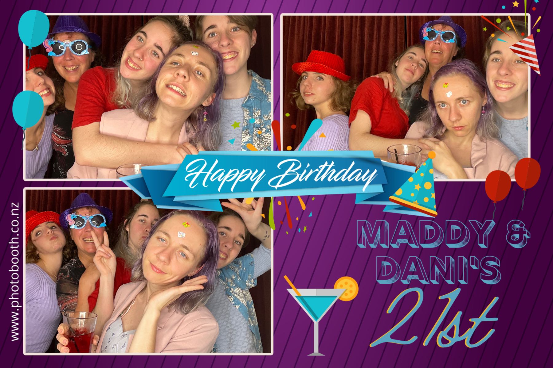 Maddy & Dani's 21st | View more photos from the event at gallery.photobooth.co.nz/u/SelfieCentral/Maddy-Danis-21st