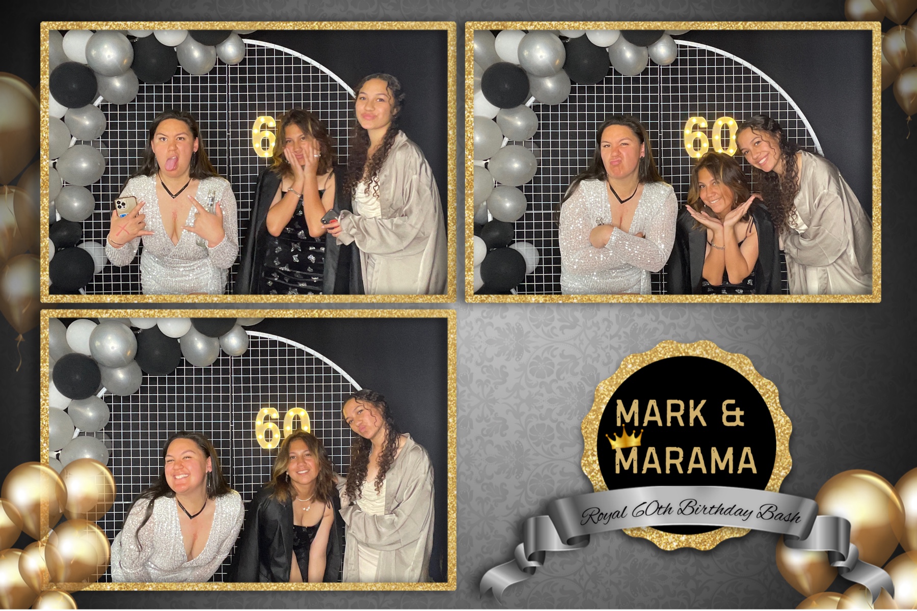 Marama & Mark's 60th | View more photos from the event at gallery.photobooth.co.nz/u/SelfieCentral/Marama-Marks-60th