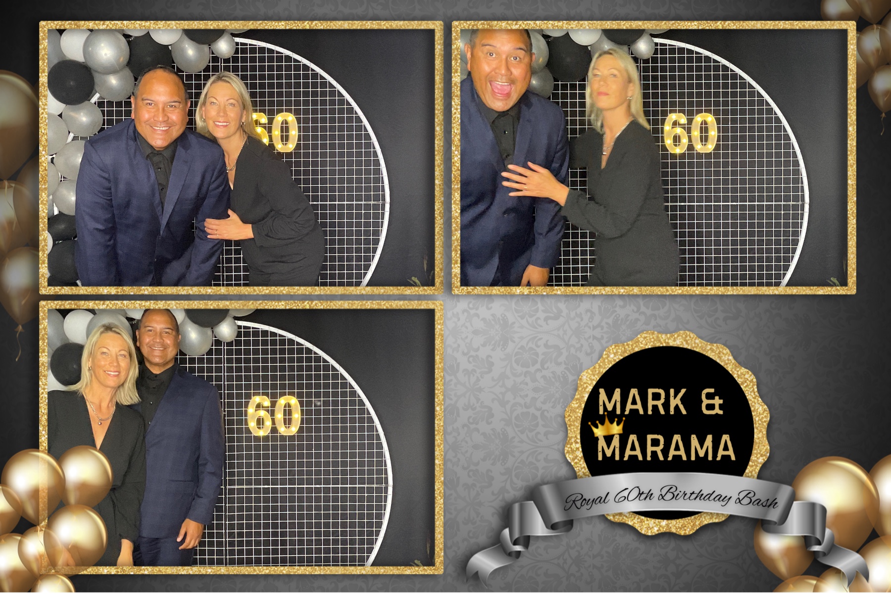 Marama & Mark's 60th | View more photos from the event at gallery.photobooth.co.nz/u/SelfieCentral/Marama-Marks-60th
