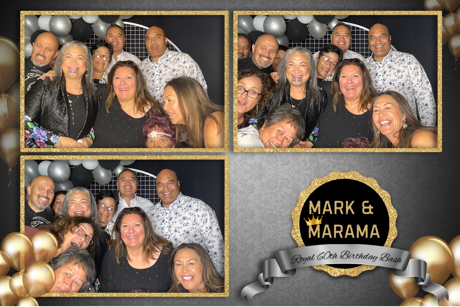 Marama & Mark's 60th | View more photos from the event at gallery.photobooth.co.nz/u/SelfieCentral/Marama-Marks-60th