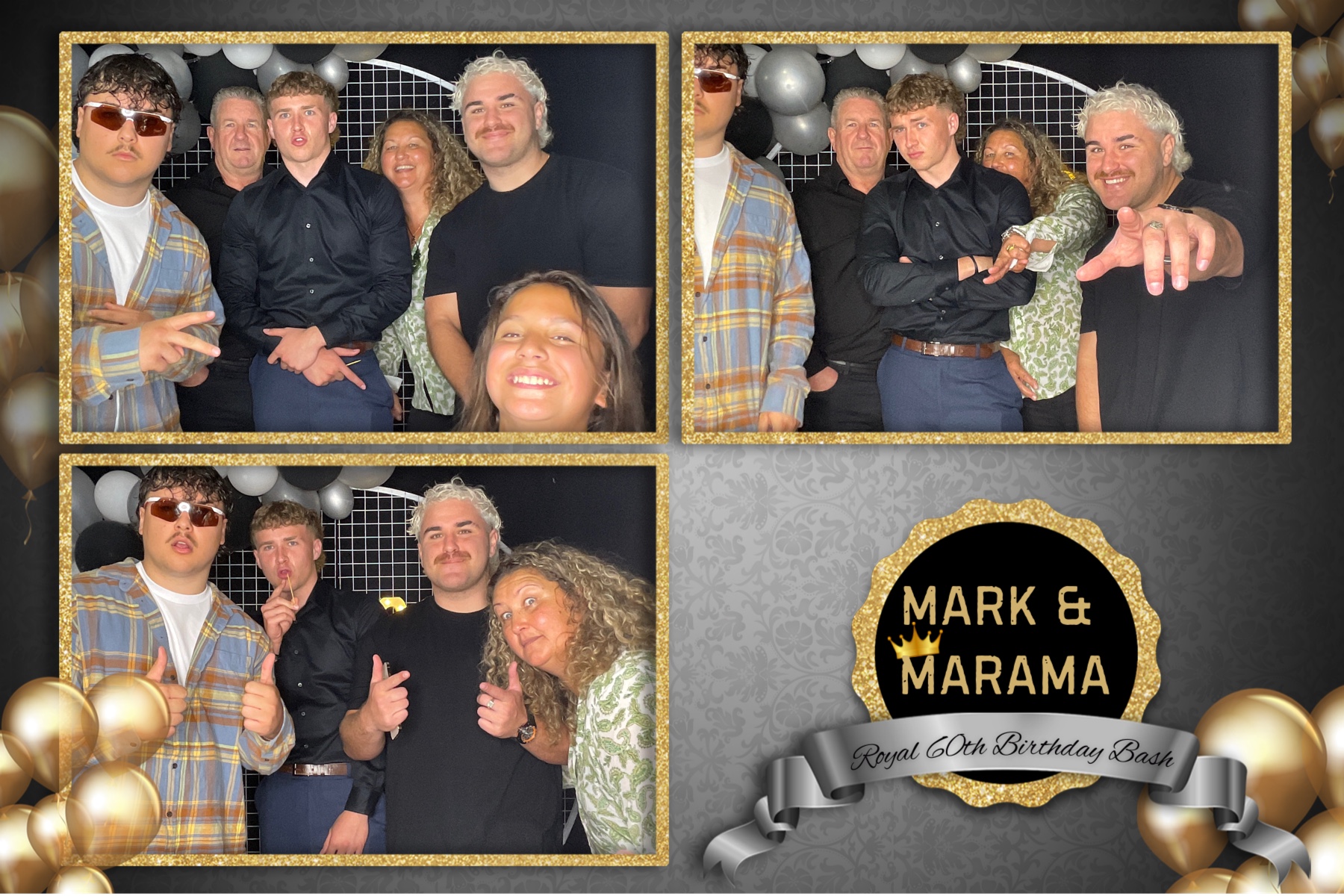 Marama & Mark's 60th | View more photos from the event at gallery.photobooth.co.nz/u/SelfieCentral/Marama-Marks-60th