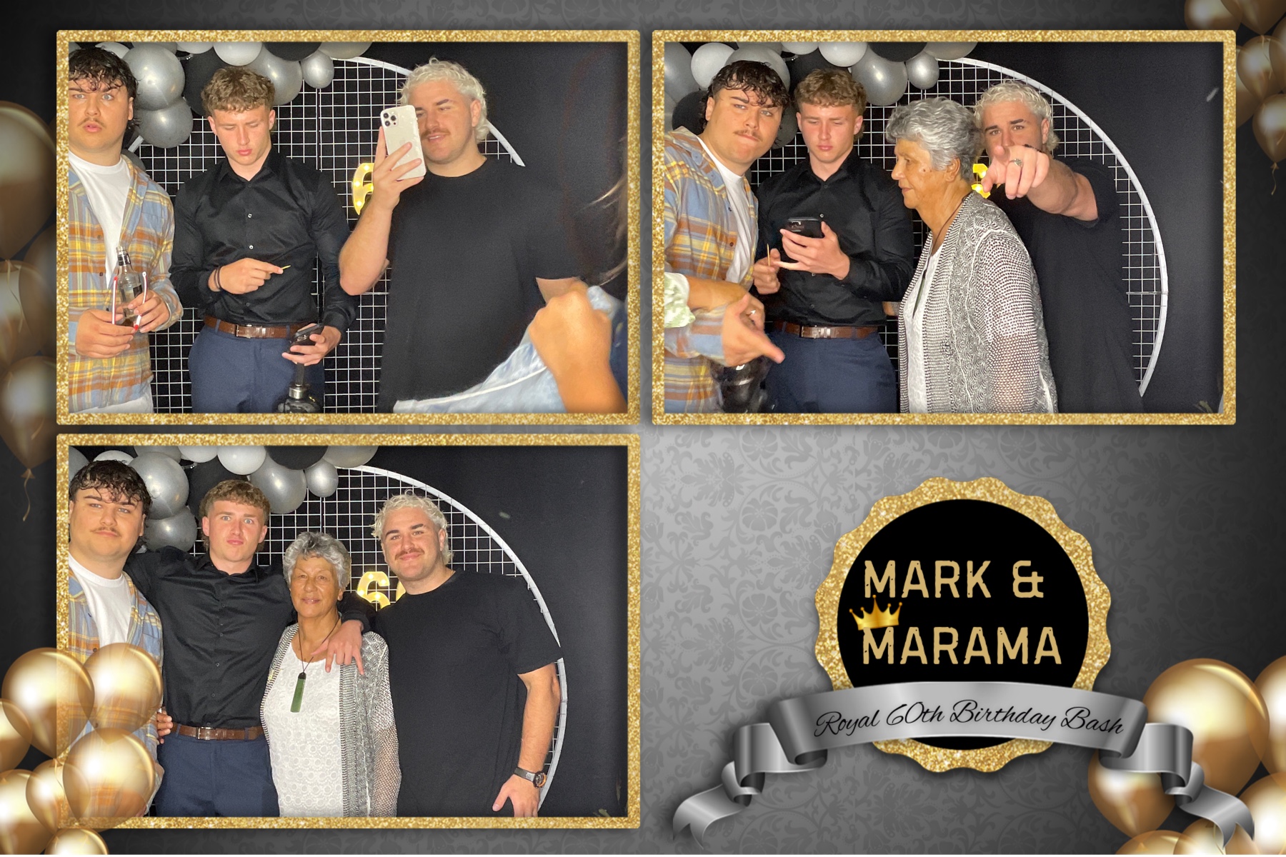 Marama & Mark's 60th | View more photos from the event at gallery.photobooth.co.nz/u/SelfieCentral/Marama-Marks-60th