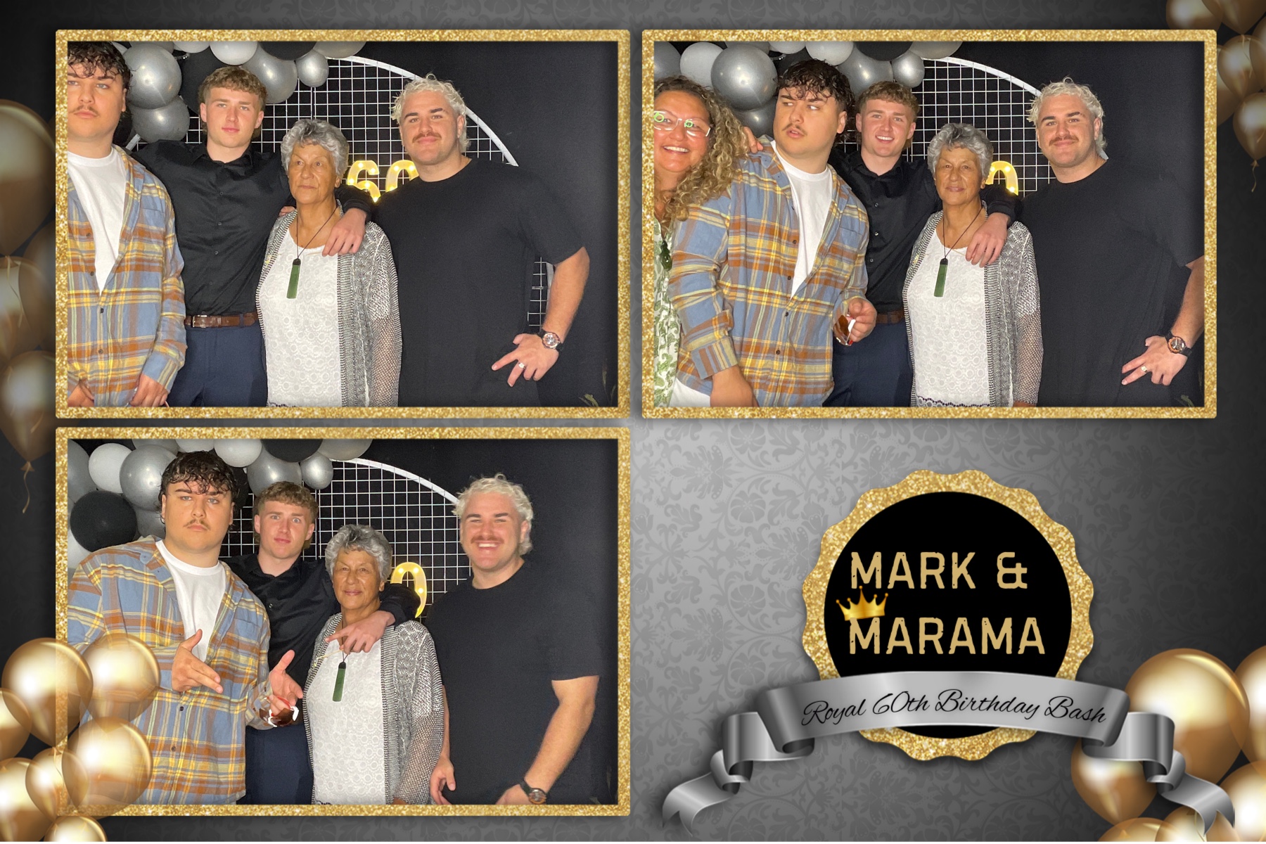 Marama & Mark's 60th | View more photos from the event at gallery.photobooth.co.nz/u/SelfieCentral/Marama-Marks-60th