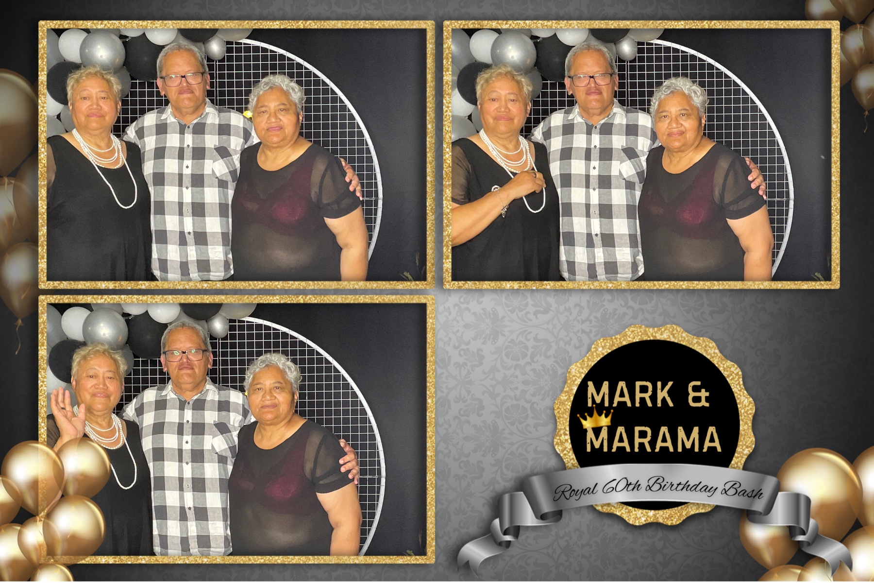 Marama & Mark's 60th | View more photos from the event at gallery.photobooth.co.nz/u/SelfieCentral/Marama-Marks-60th
