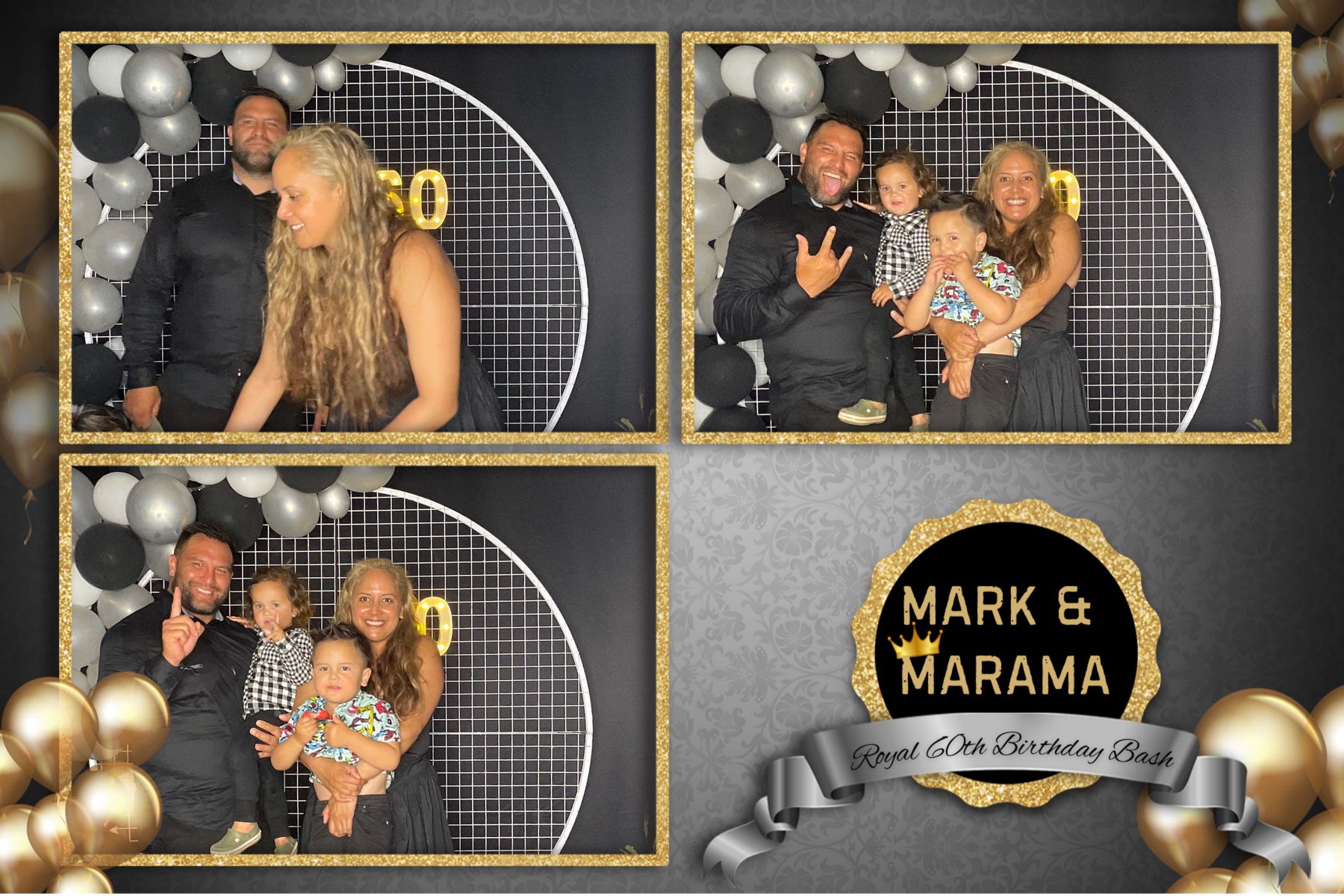 Marama & Mark's 60th | View more photos from the event at gallery.photobooth.co.nz/u/SelfieCentral/Marama-Marks-60th