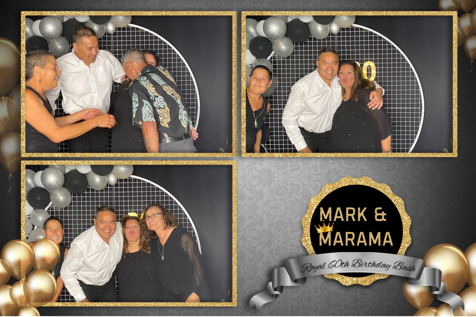 Marama & Mark's 60th | View more photos from the event at gallery.photobooth.co.nz/u/SelfieCentral/Marama-Marks-60th