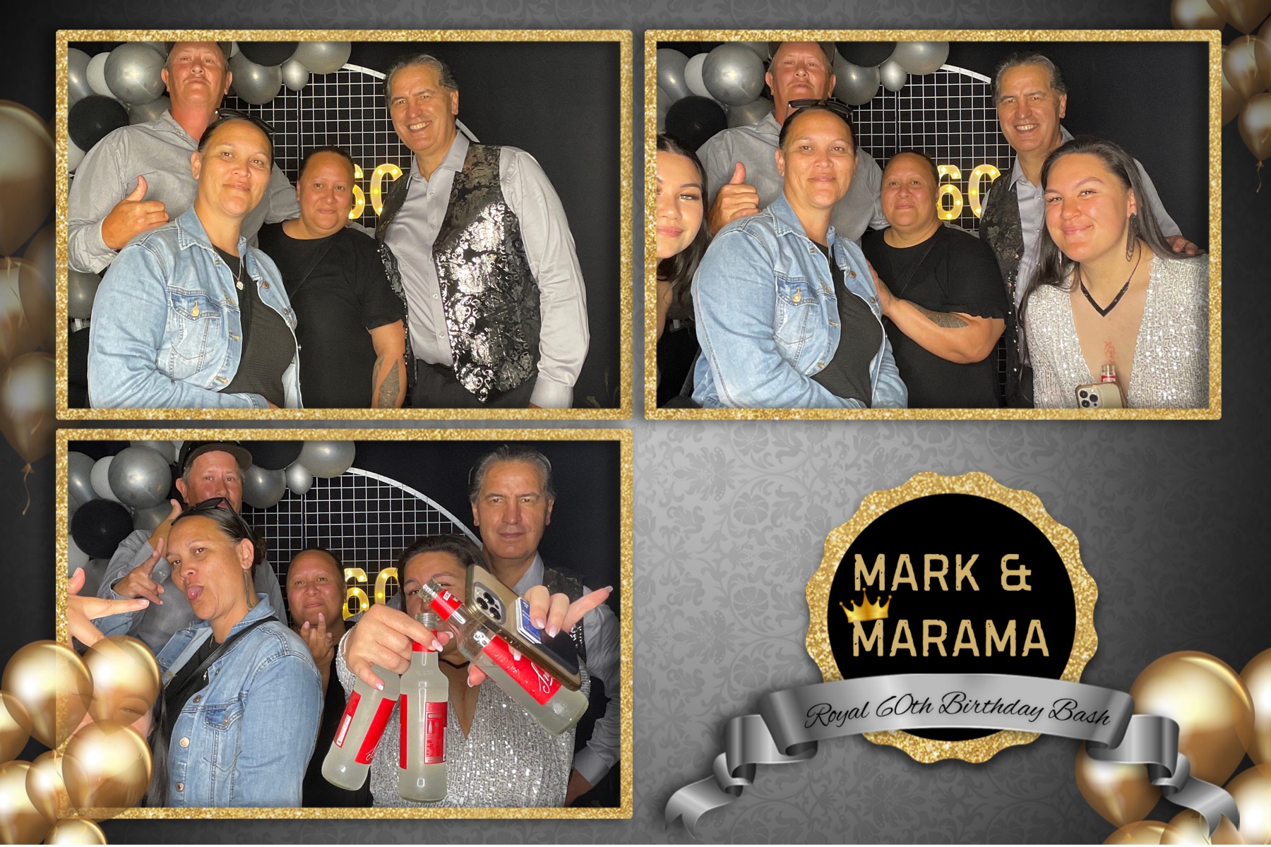 Marama & Mark's 60th | View more photos from the event at gallery.photobooth.co.nz/u/SelfieCentral/Marama-Marks-60th