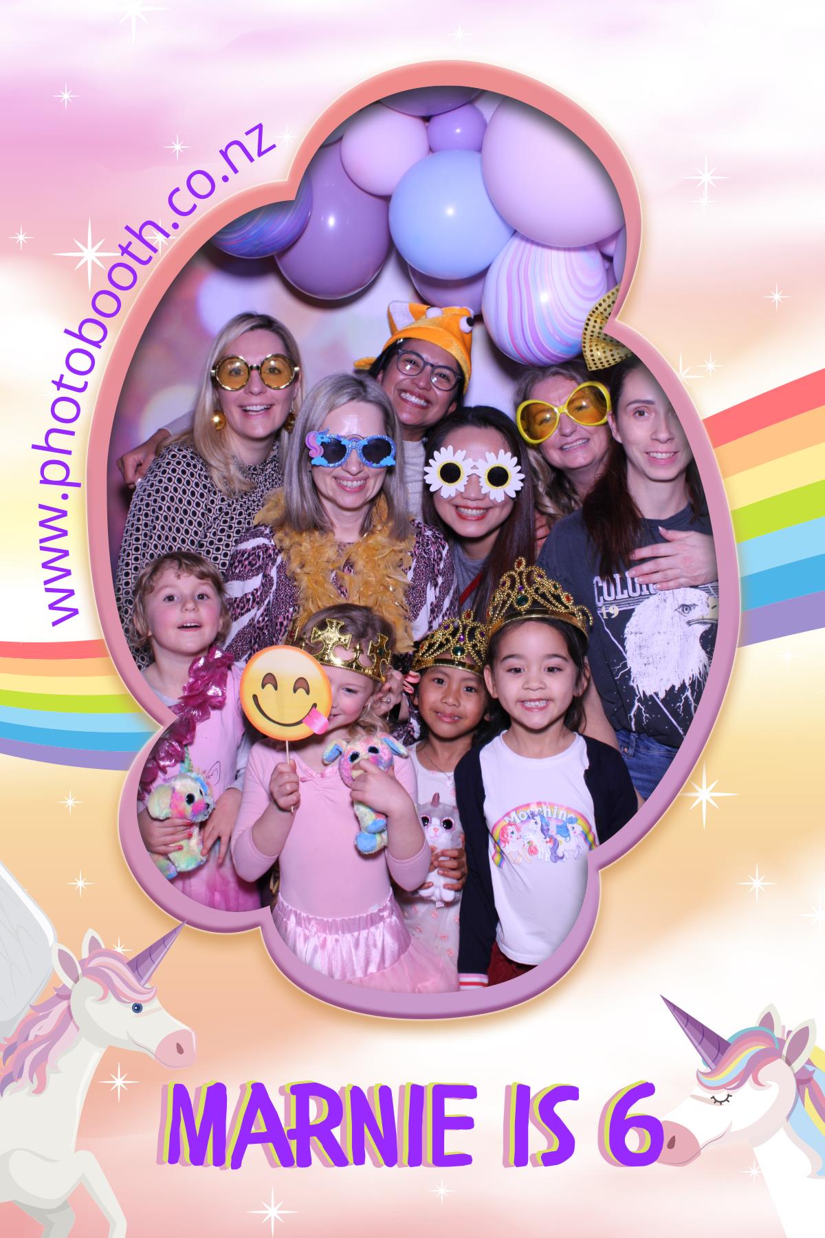 Marnie's 6th Birthday Party | View more photos from the event at gallery.photobooth.co.nz/u/SelfieCentral/Marnies-6th-Birthday-Party