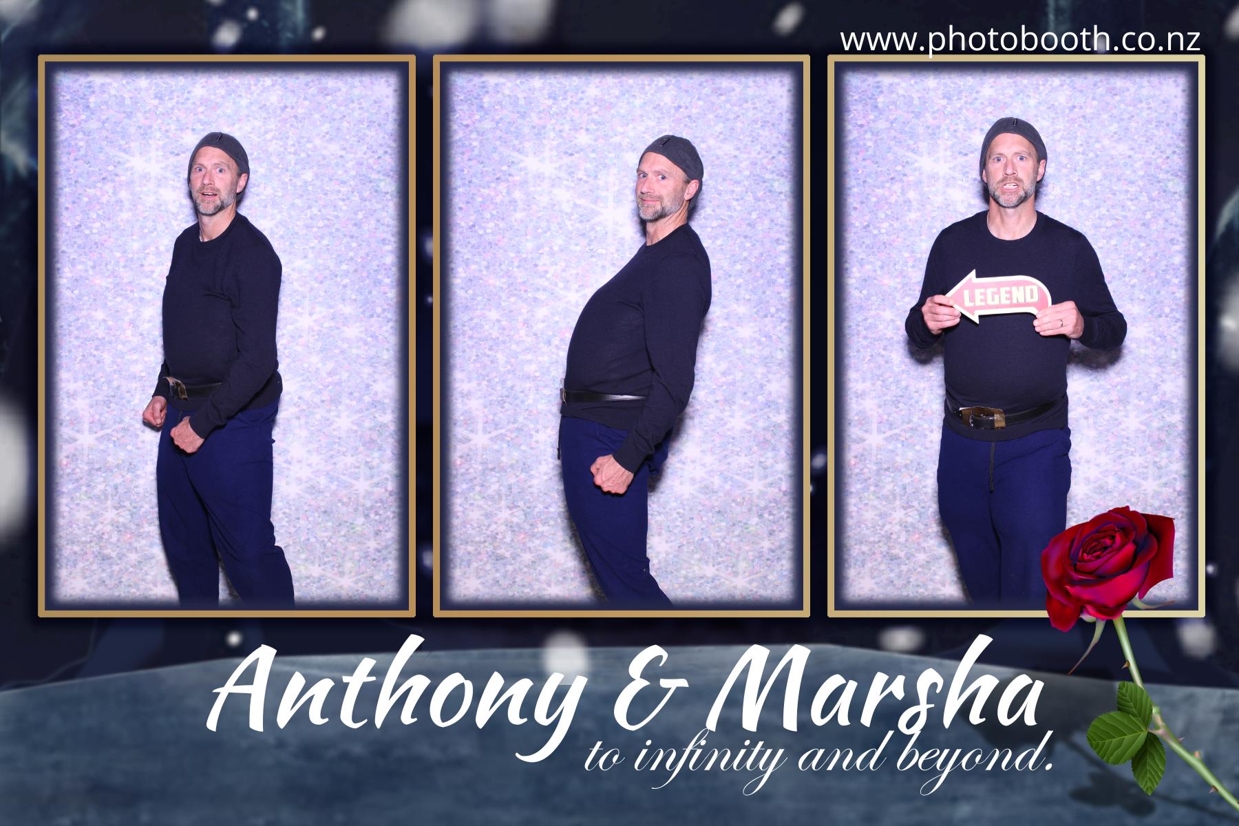 Marsha & Anthony's Wedding | View more photos from the event at gallery.photobooth.co.nz/u/SelfieCentral/Marsha-Anthonys-Wedding