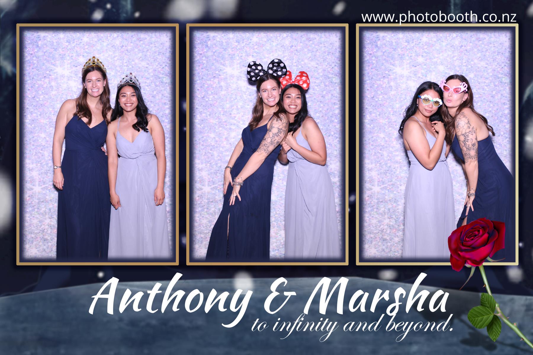 Marsha & Anthony's Wedding | View more photos from the event at gallery.photobooth.co.nz/u/SelfieCentral/Marsha-Anthonys-Wedding
