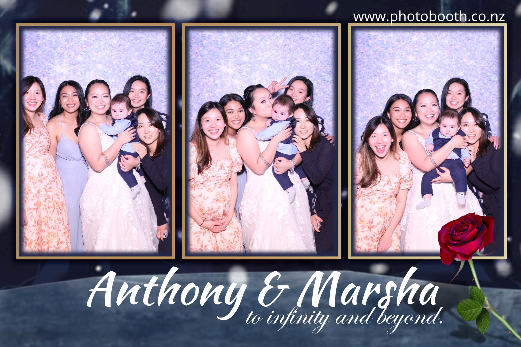 Marsha & Anthony's Wedding | View more photos from the event at gallery.photobooth.co.nz/u/SelfieCentral/Marsha-Anthonys-Wedding
