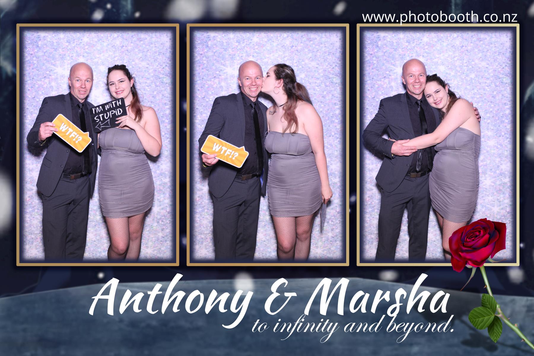 Marsha & Anthony's Wedding | View more photos from the event at gallery.photobooth.co.nz/u/SelfieCentral/Marsha-Anthonys-Wedding