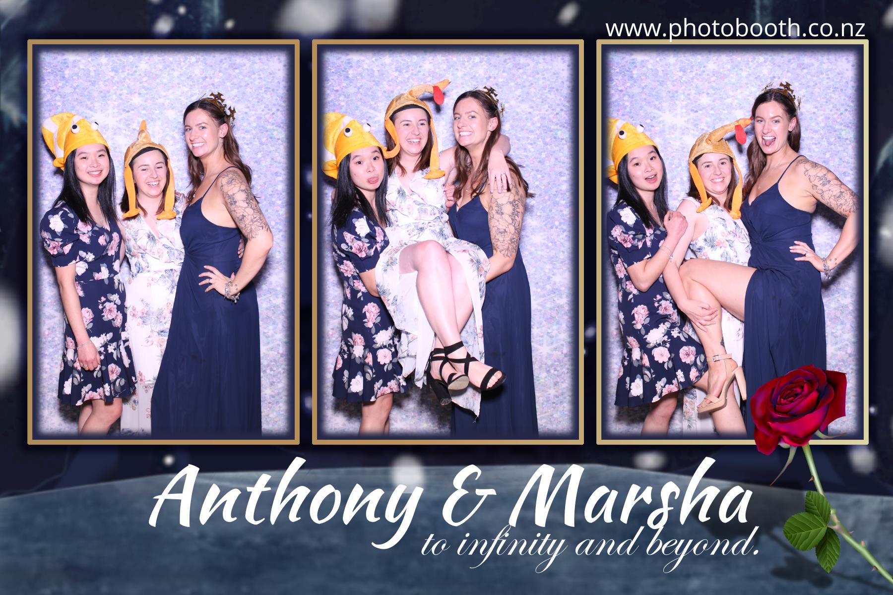 Marsha & Anthony's Wedding | View more photos from the event at gallery.photobooth.co.nz/u/SelfieCentral/Marsha-Anthonys-Wedding