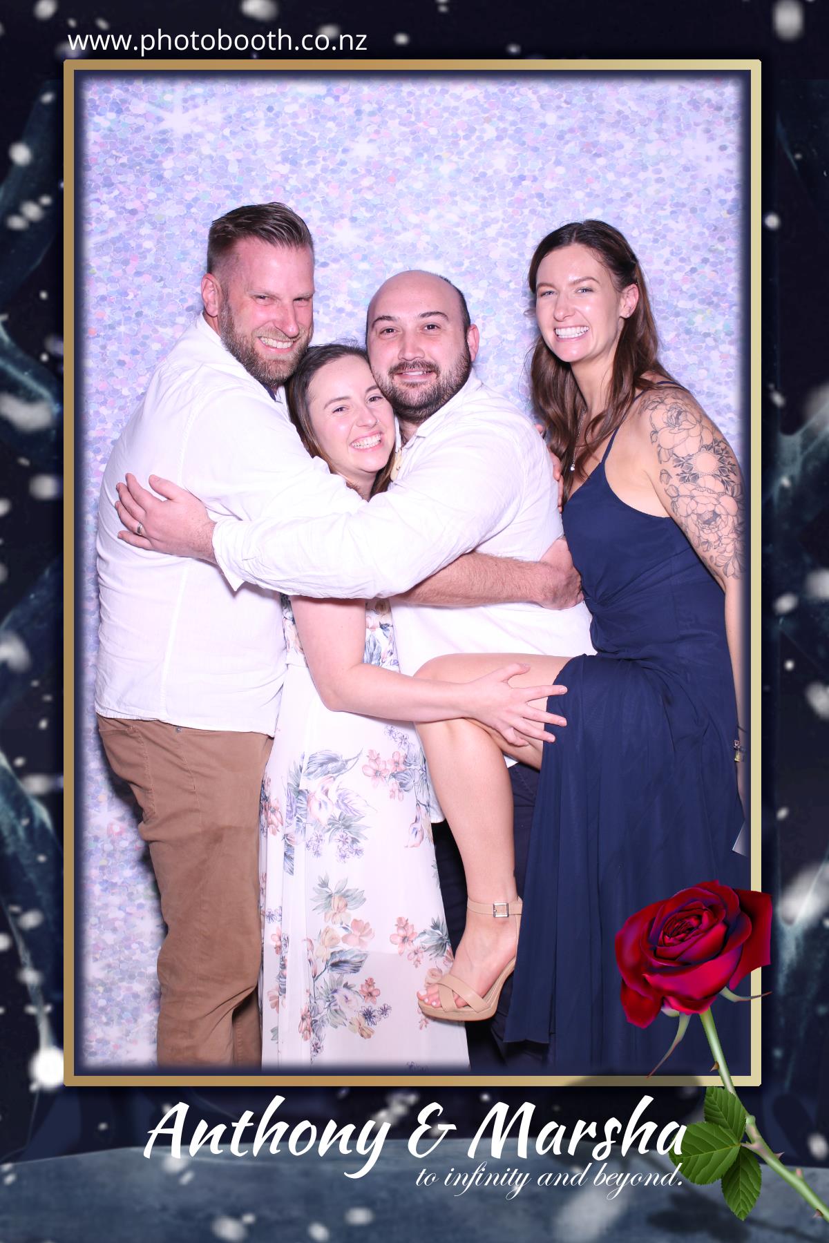Marsha & Anthony's Wedding | View more photos from the event at gallery.photobooth.co.nz/u/SelfieCentral/Marsha-Anthonys-Wedding