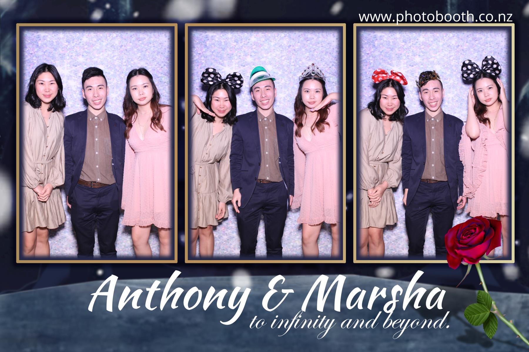 Marsha & Anthony's Wedding | View more photos from the event at gallery.photobooth.co.nz/u/SelfieCentral/Marsha-Anthonys-Wedding