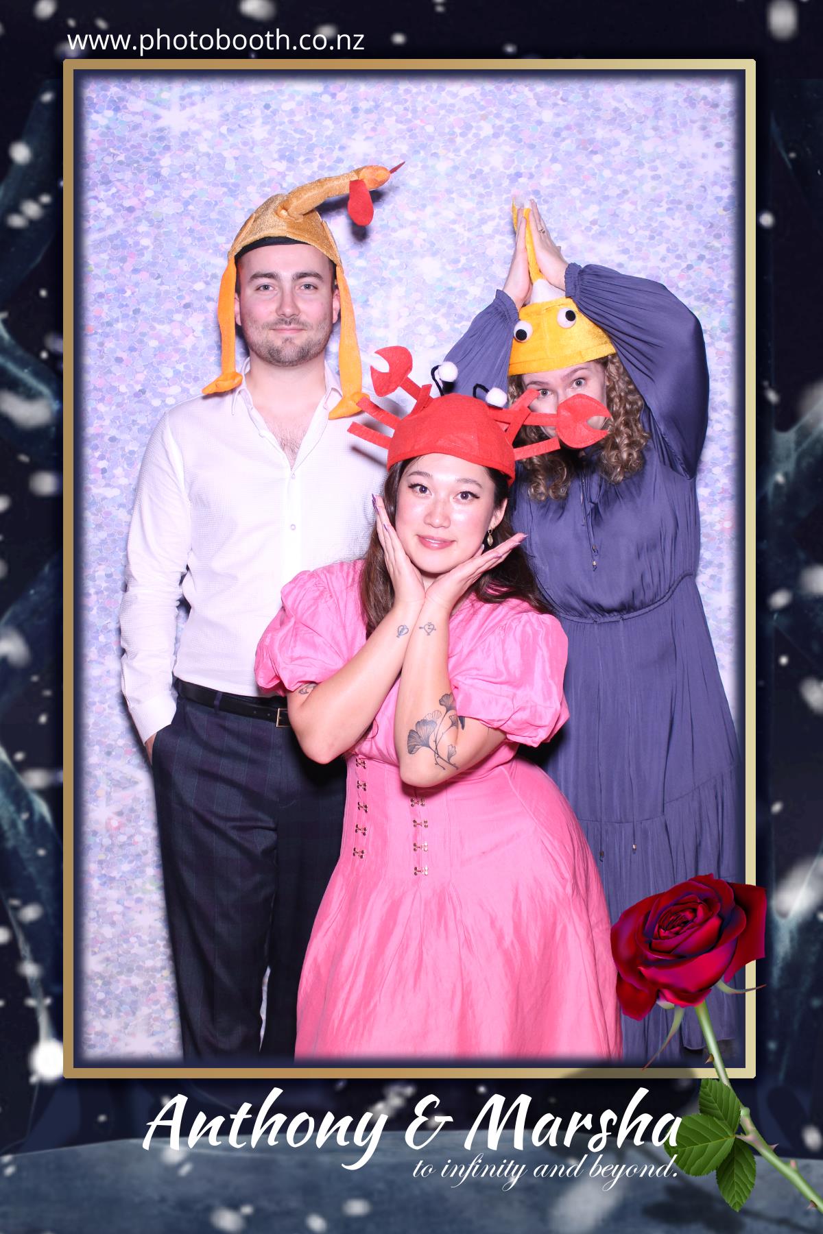 Marsha & Anthony's Wedding | View more photos from the event at gallery.photobooth.co.nz/u/SelfieCentral/Marsha-Anthonys-Wedding