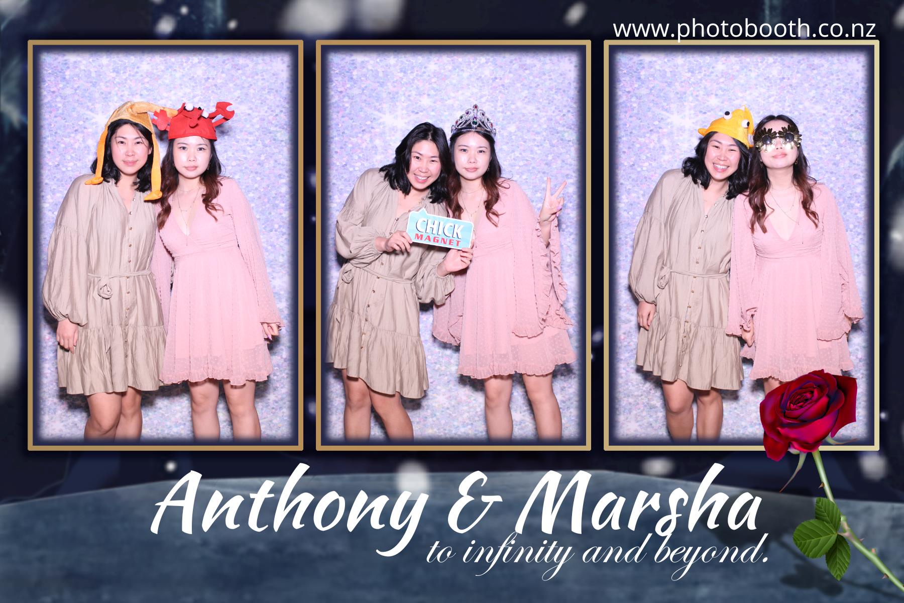 Marsha & Anthony's Wedding | View more photos from the event at gallery.photobooth.co.nz/u/SelfieCentral/Marsha-Anthonys-Wedding