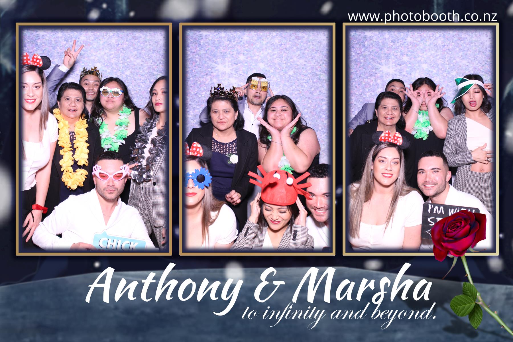 Marsha & Anthony's Wedding | View more photos from the event at gallery.photobooth.co.nz/u/SelfieCentral/Marsha-Anthonys-Wedding