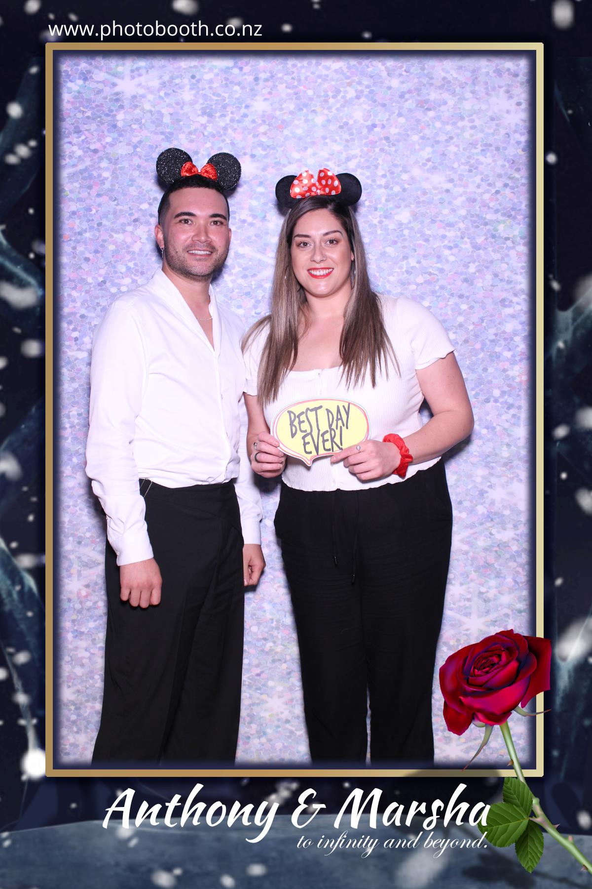 Marsha & Anthony's Wedding | View more photos from the event at gallery.photobooth.co.nz/u/SelfieCentral/Marsha-Anthonys-Wedding