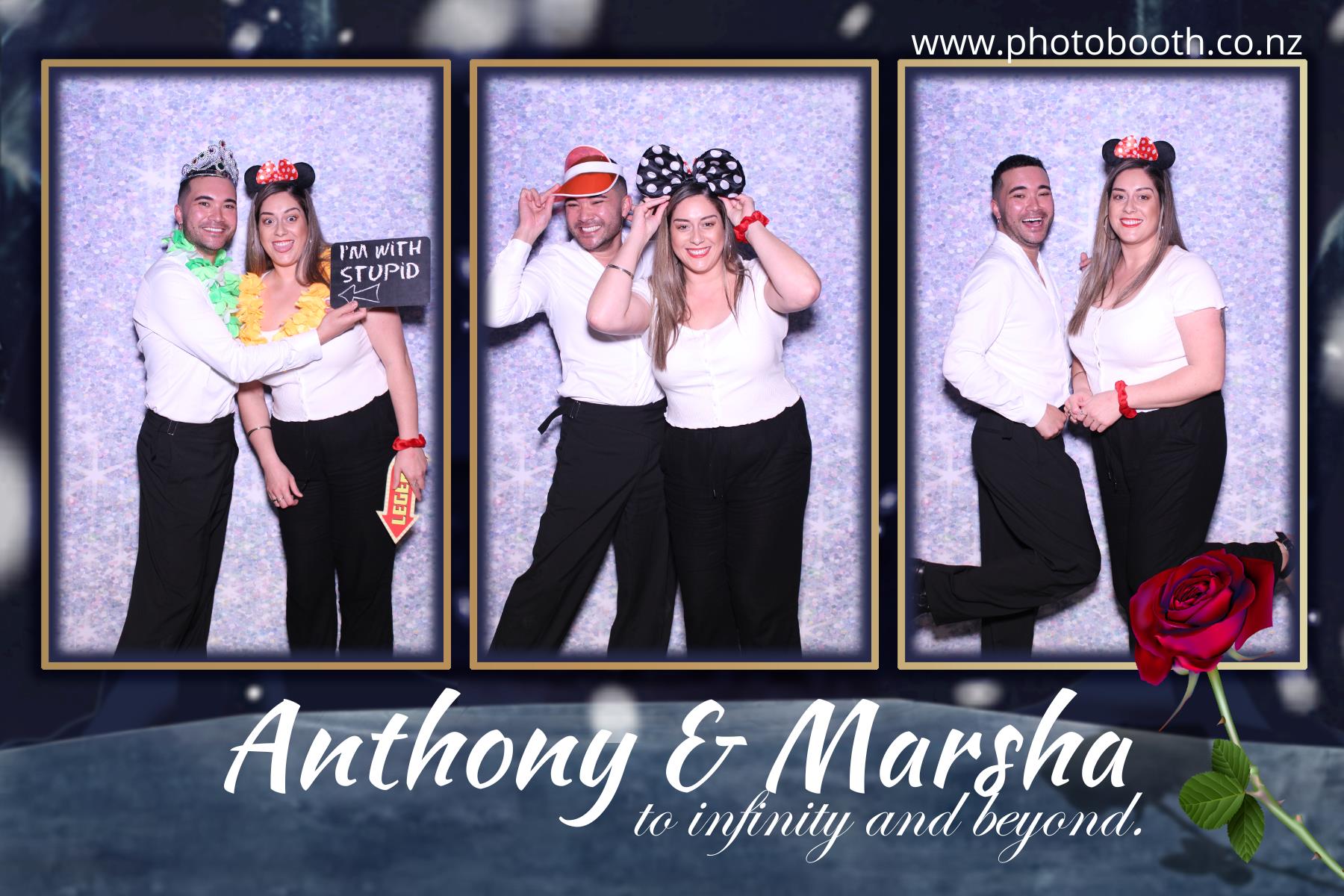 Marsha & Anthony's Wedding | View more photos from the event at gallery.photobooth.co.nz/u/SelfieCentral/Marsha-Anthonys-Wedding