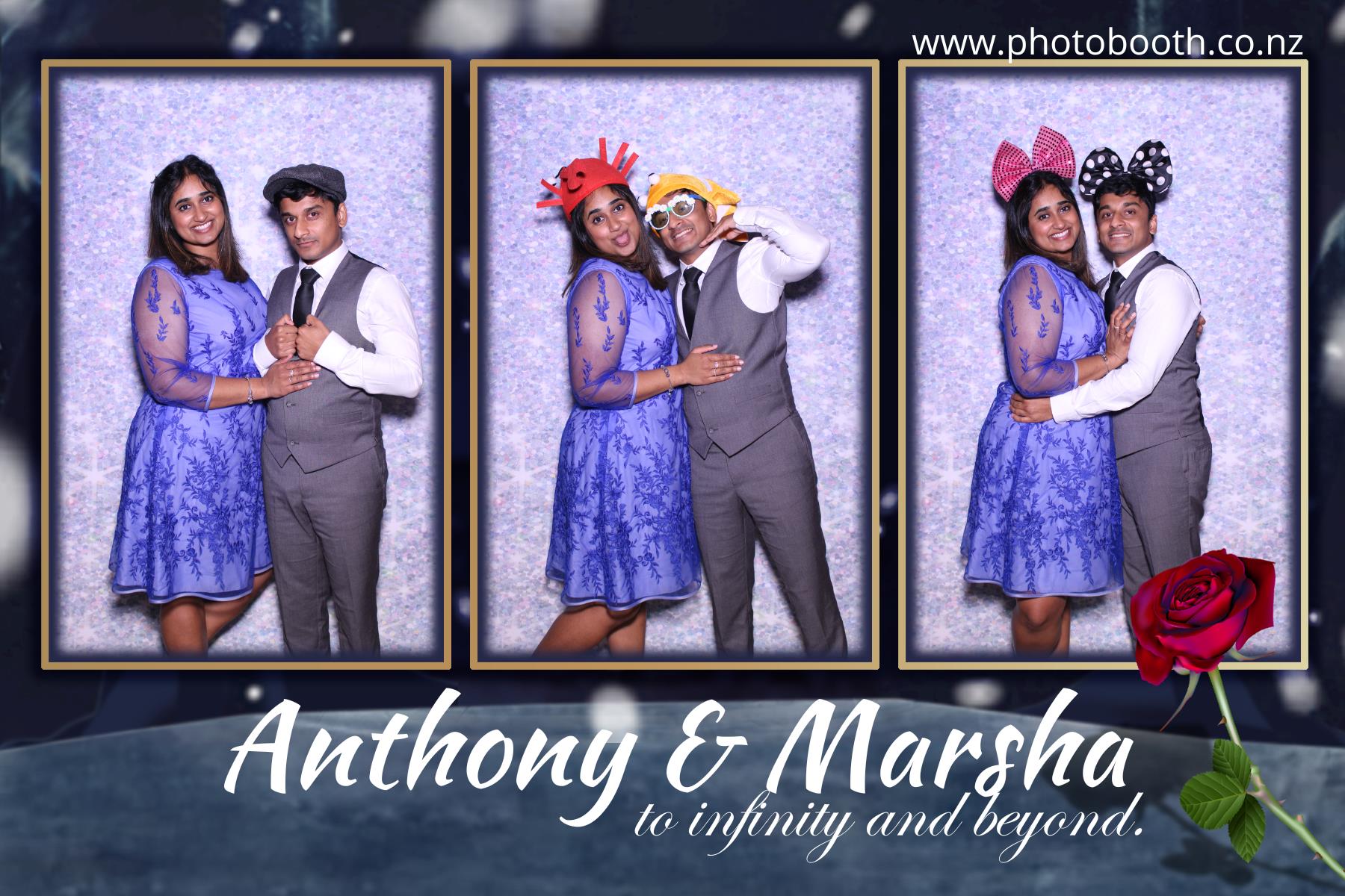 Marsha & Anthony's Wedding | View more photos from the event at gallery.photobooth.co.nz/u/SelfieCentral/Marsha-Anthonys-Wedding