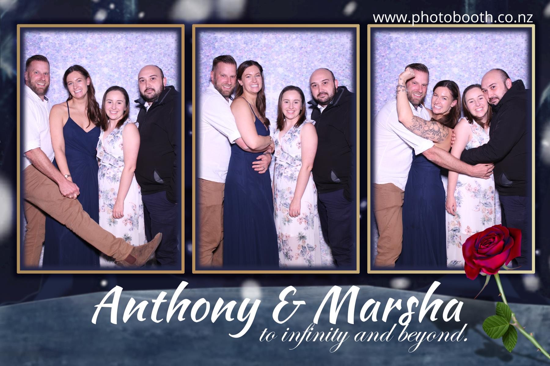 Marsha & Anthony's Wedding | View more photos from the event at gallery.photobooth.co.nz/u/SelfieCentral/Marsha-Anthonys-Wedding
