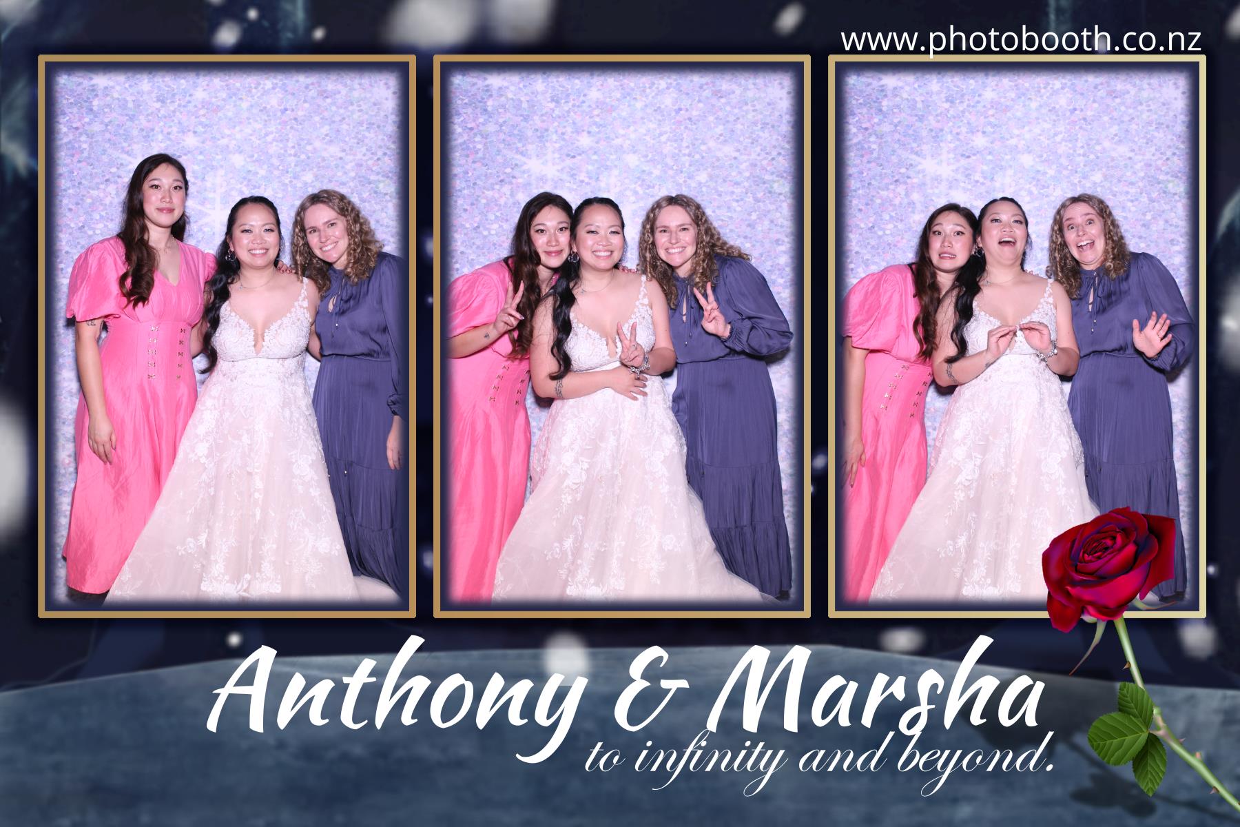 Marsha & Anthony's Wedding | View more photos from the event at gallery.photobooth.co.nz/u/SelfieCentral/Marsha-Anthonys-Wedding