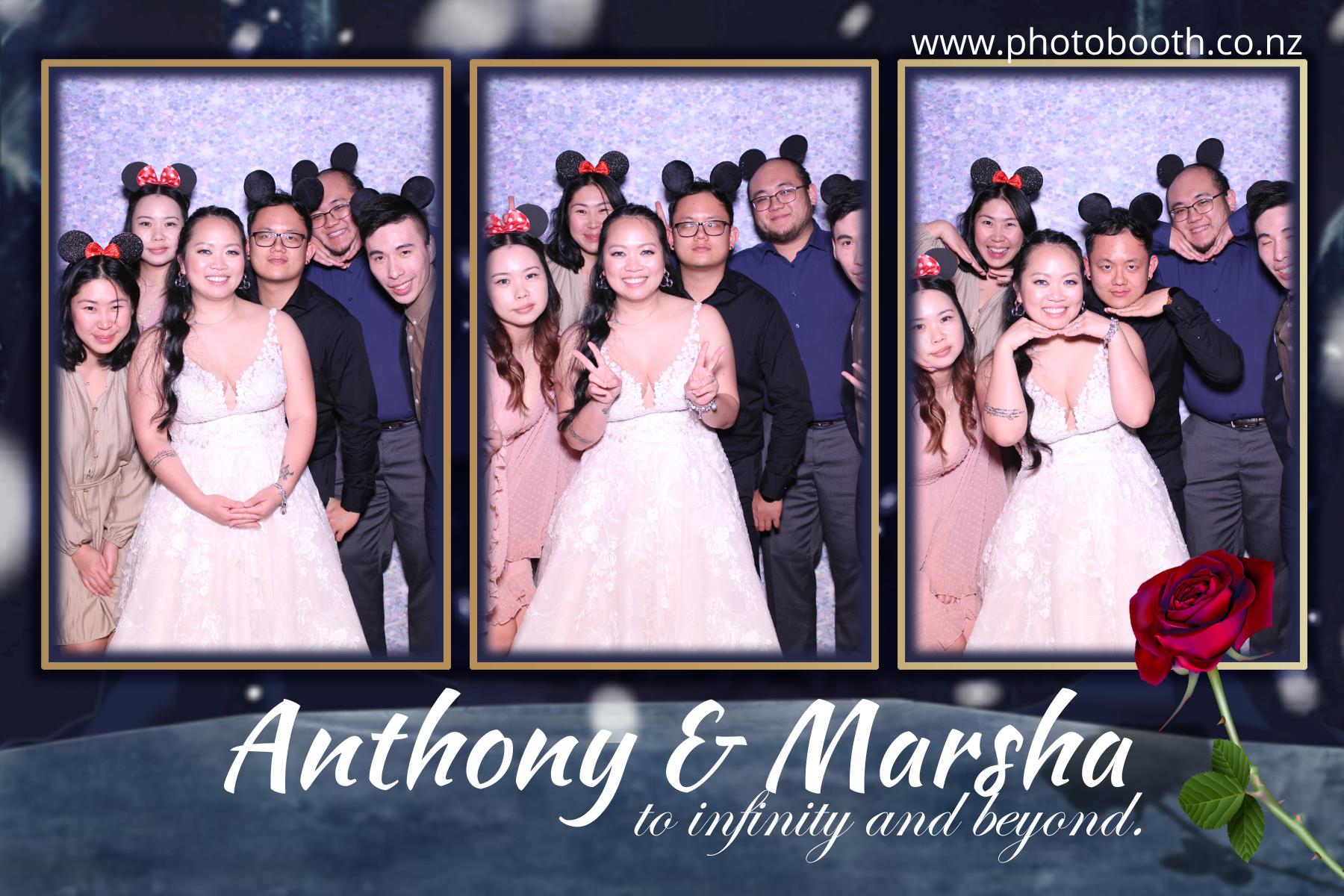 Marsha & Anthony's Wedding | View more photos from the event at gallery.photobooth.co.nz/u/SelfieCentral/Marsha-Anthonys-Wedding