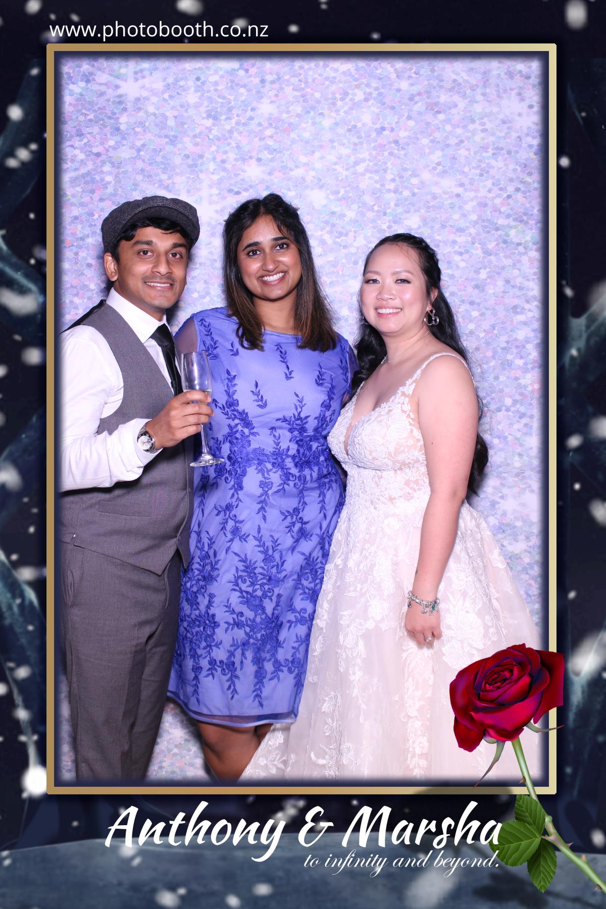 Marsha & Anthony's Wedding | View more photos from the event at gallery.photobooth.co.nz/u/SelfieCentral/Marsha-Anthonys-Wedding