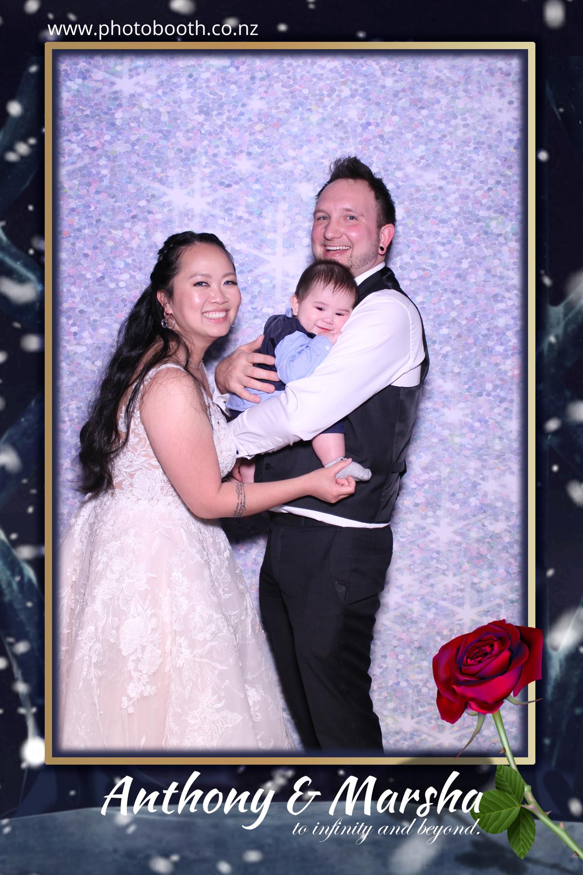 Marsha & Anthony's Wedding | View more photos from the event at gallery.photobooth.co.nz/u/SelfieCentral/Marsha-Anthonys-Wedding