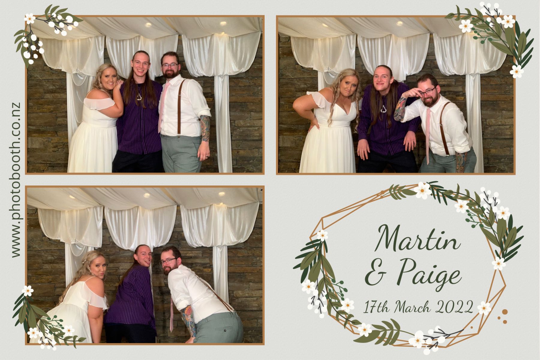 Martin & Paige's Wedding | View more photos from the event at gallery.photobooth.co.nz/u/SelfieCentral/Martin-Paiges-Wedding
