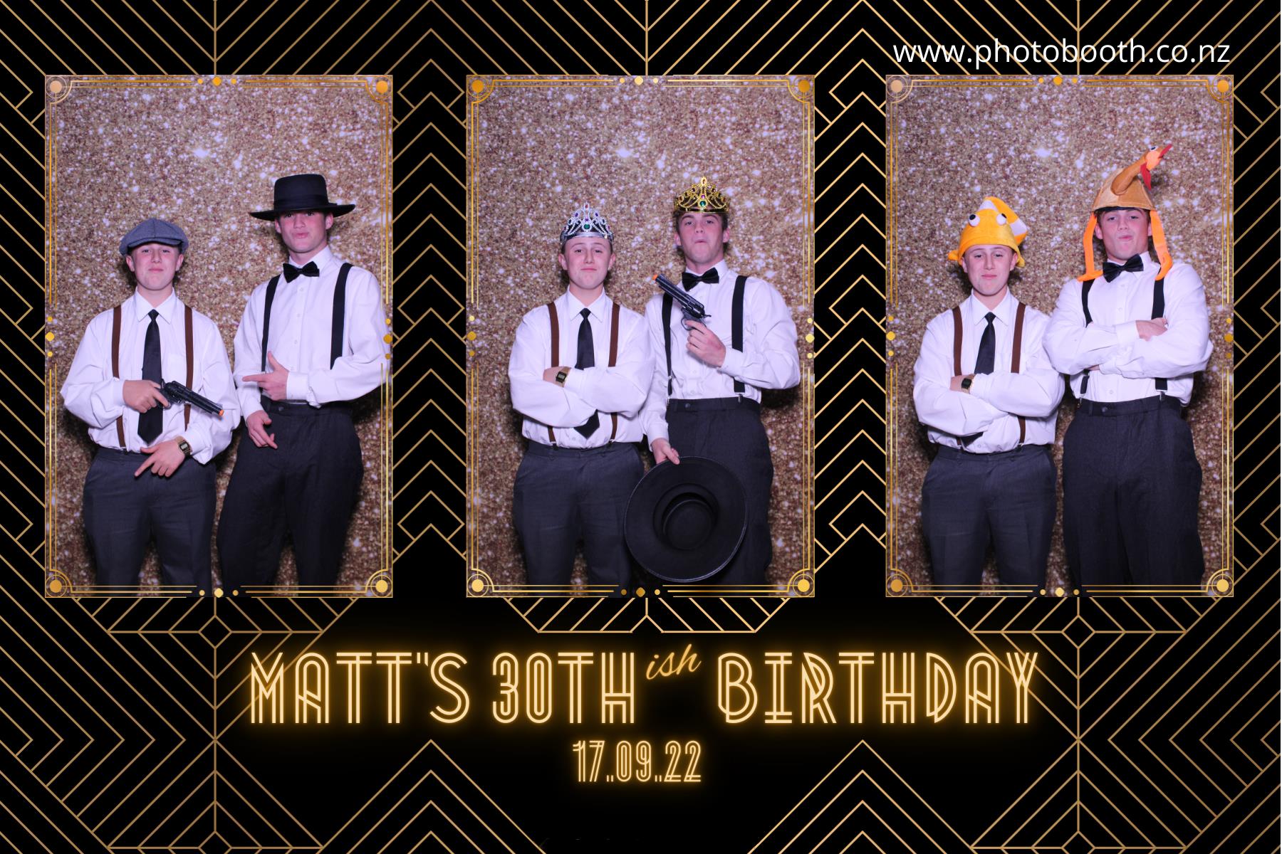 Matt's 30th (ish) Birthday | View more photos from the event at gallery.photobooth.co.nz/u/SelfieCentral/Matts-30th-ish-Birthday