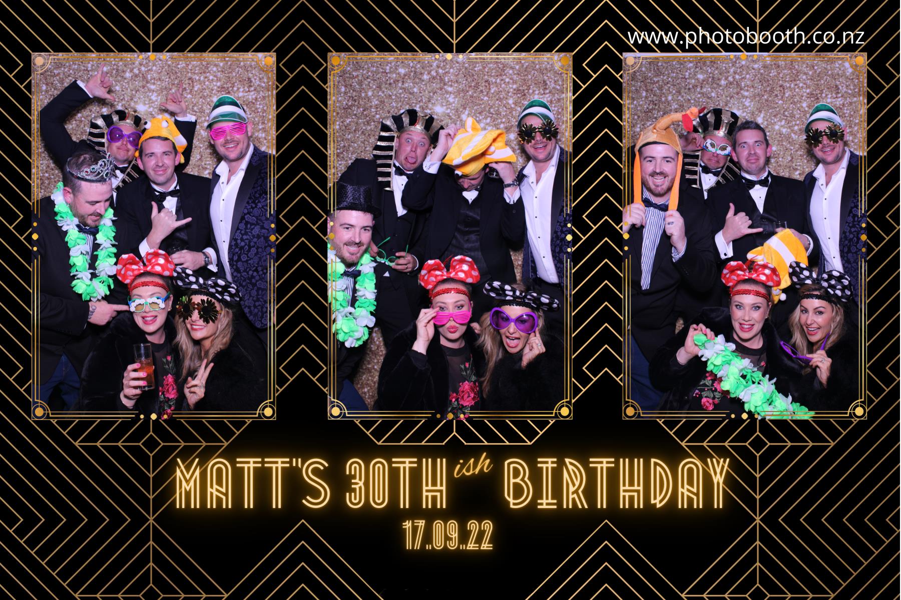 Matt's 30th (ish) Birthday | View more photos from the event at gallery.photobooth.co.nz/u/SelfieCentral/Matts-30th-ish-Birthday