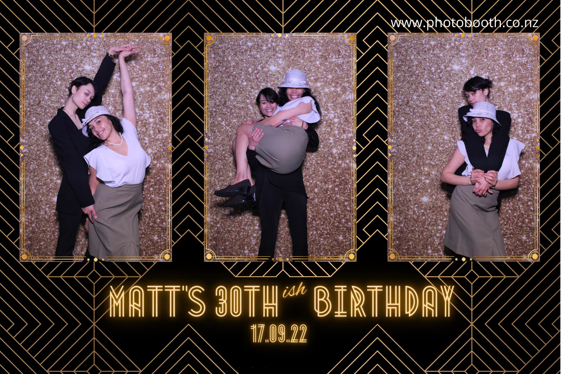 Matt's 30th (ish) Birthday | View more photos from the event at gallery.photobooth.co.nz/u/SelfieCentral/Matts-30th-ish-Birthday