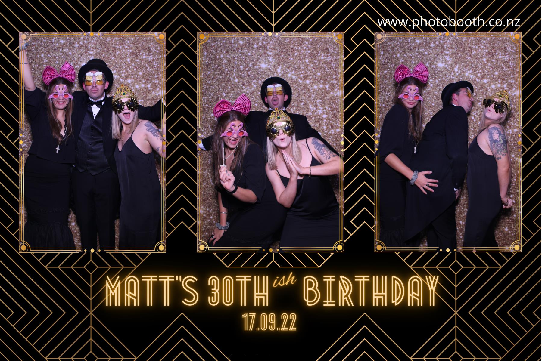 Matt's 30th (ish) Birthday | View more photos from the event at gallery.photobooth.co.nz/u/SelfieCentral/Matts-30th-ish-Birthday