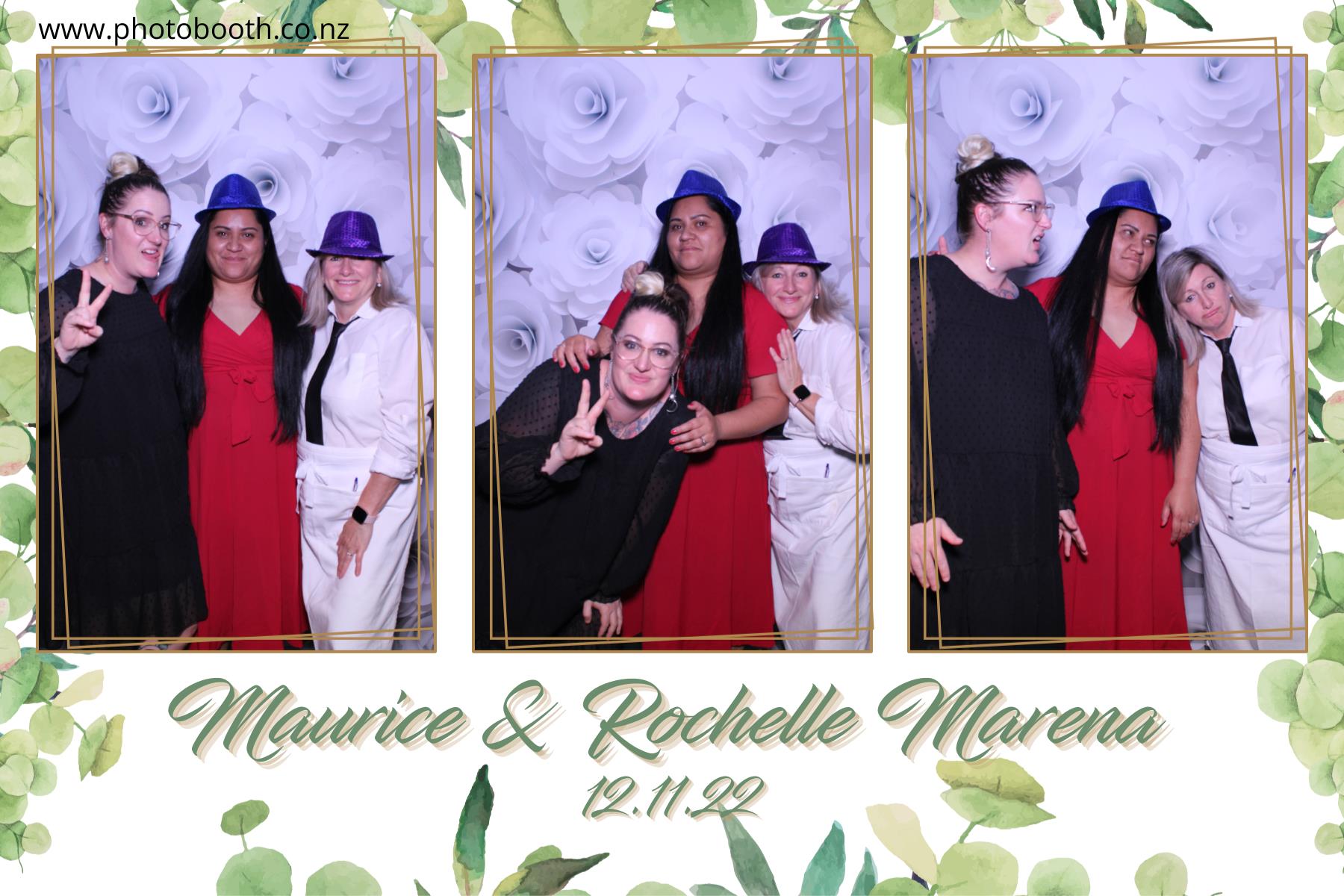 Maurice & Rochelle's Marena | View more photos from the event at gallery.photobooth.co.nz/u/SelfieCentral/Maurice-Rochelles-Marena
