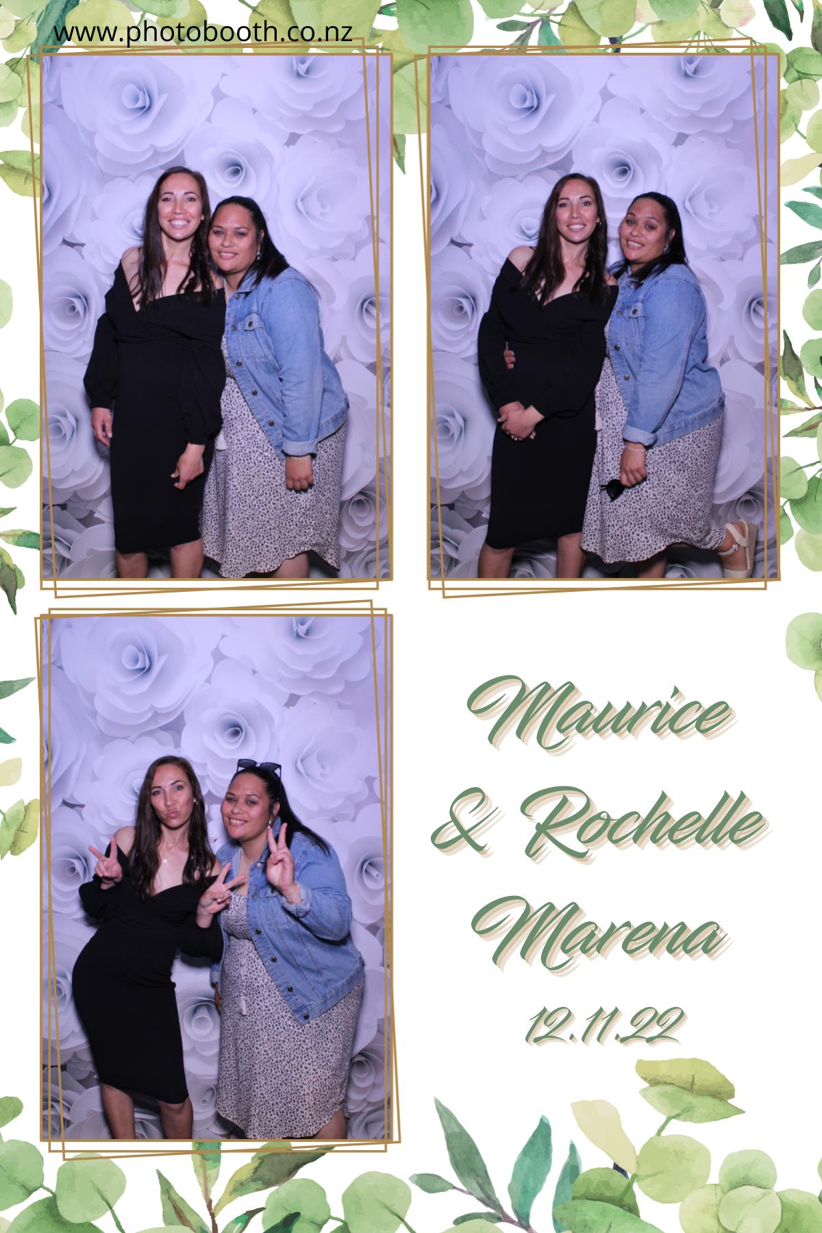 Maurice & Rochelle's Marena | View more photos from the event at gallery.photobooth.co.nz/u/SelfieCentral/Maurice-Rochelles-Marena