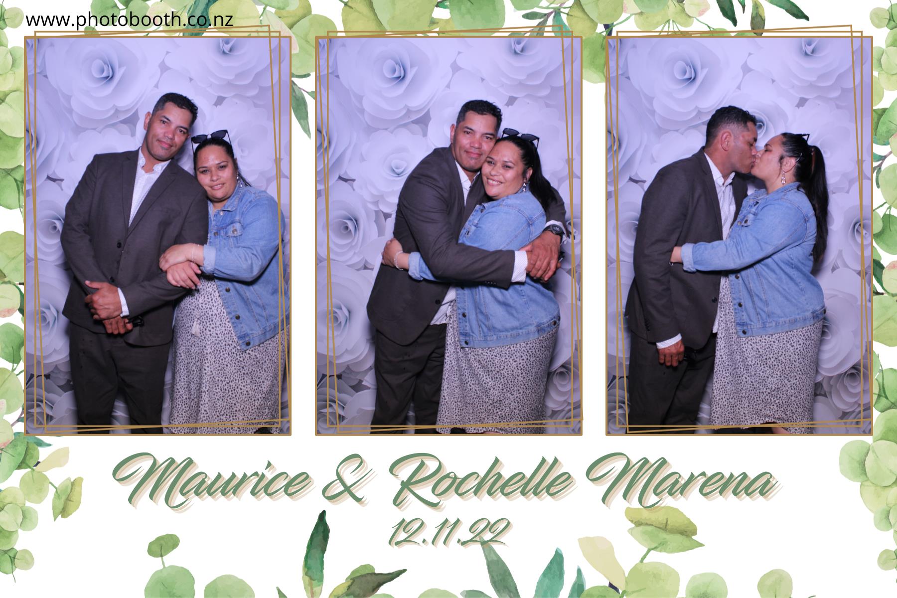 Maurice & Rochelle's Marena | View more photos from the event at gallery.photobooth.co.nz/u/SelfieCentral/Maurice-Rochelles-Marena