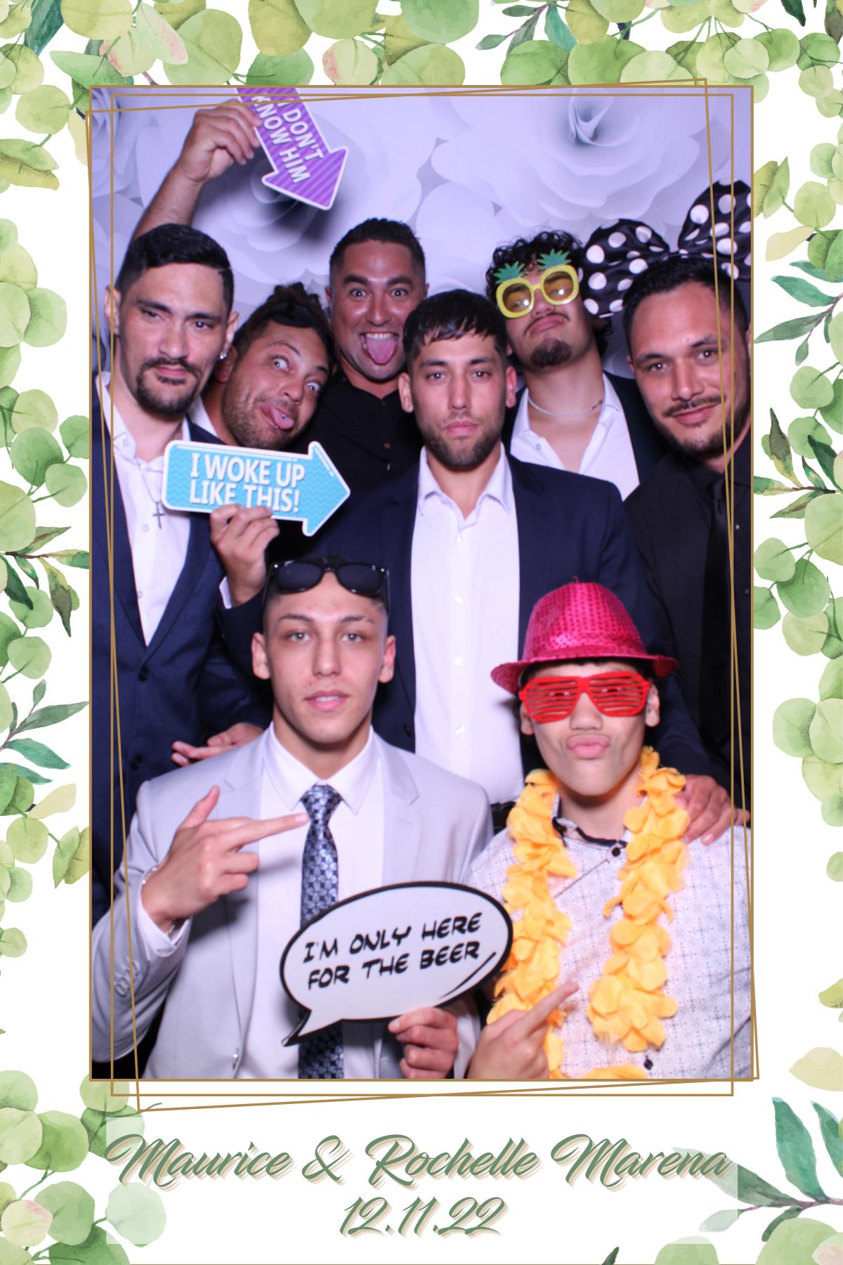 Maurice & Rochelle's Marena | View more photos from the event at gallery.photobooth.co.nz/u/SelfieCentral/Maurice-Rochelles-Marena