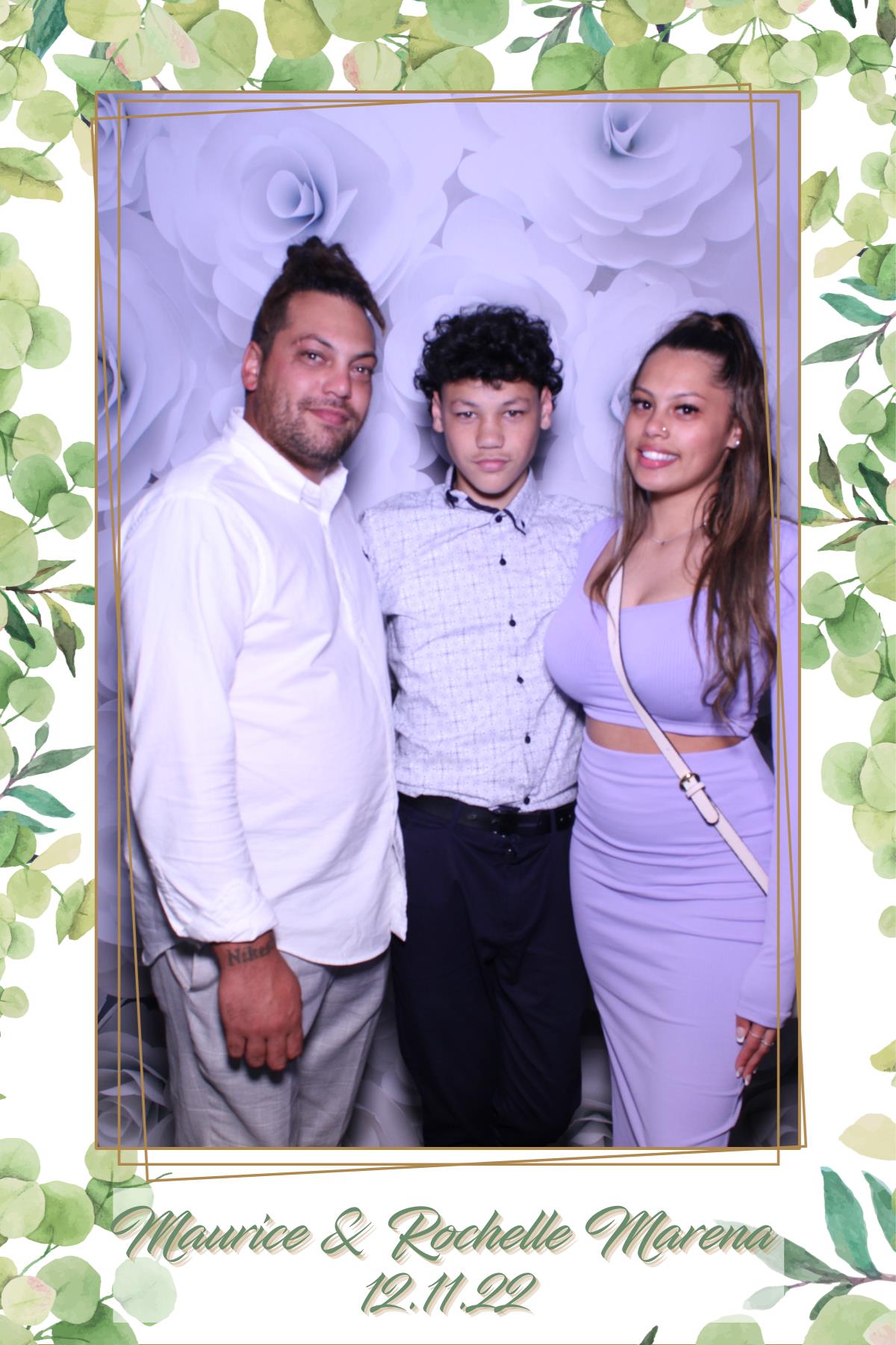 Maurice & Rochelle's Marena | View more photos from the event at gallery.photobooth.co.nz/u/SelfieCentral/Maurice-Rochelles-Marena