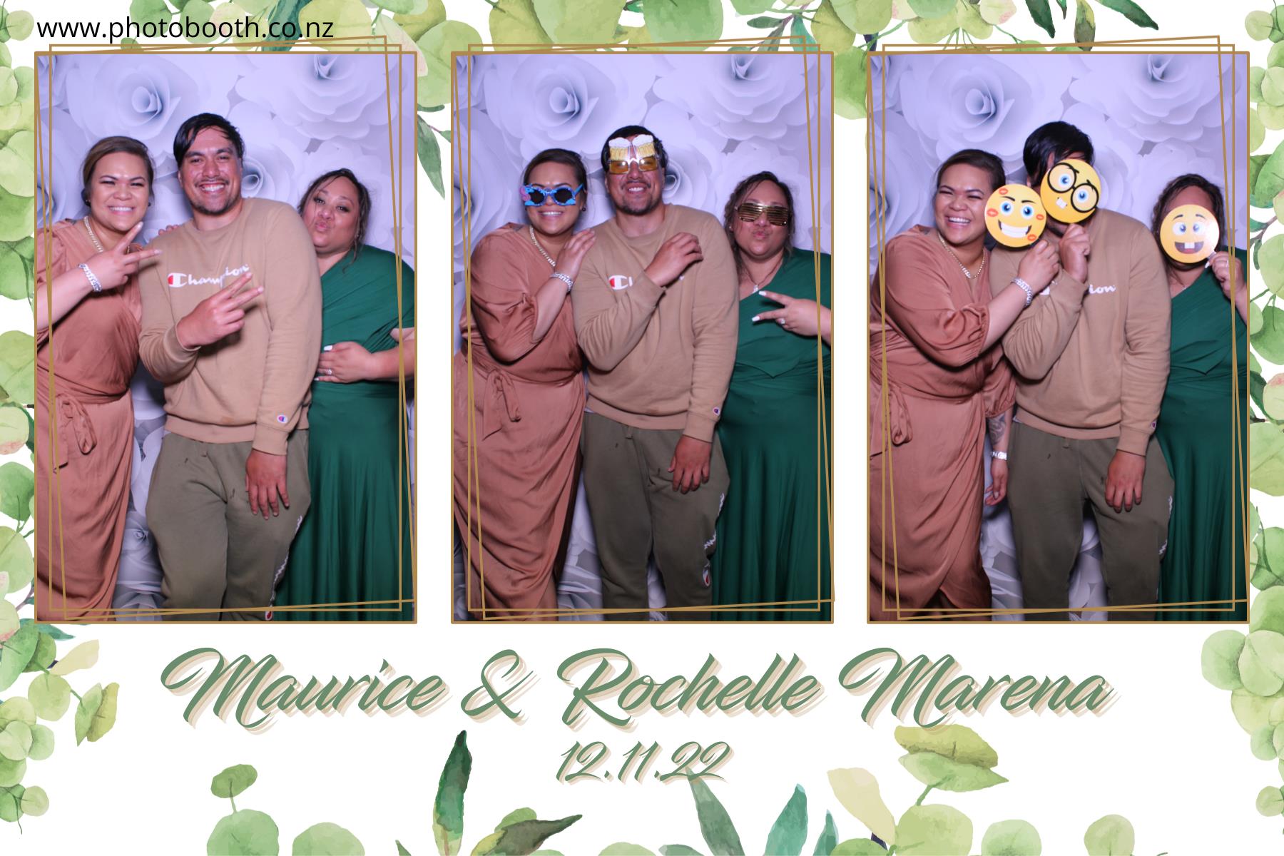 Maurice & Rochelle's Marena | View more photos from the event at gallery.photobooth.co.nz/u/SelfieCentral/Maurice-Rochelles-Marena