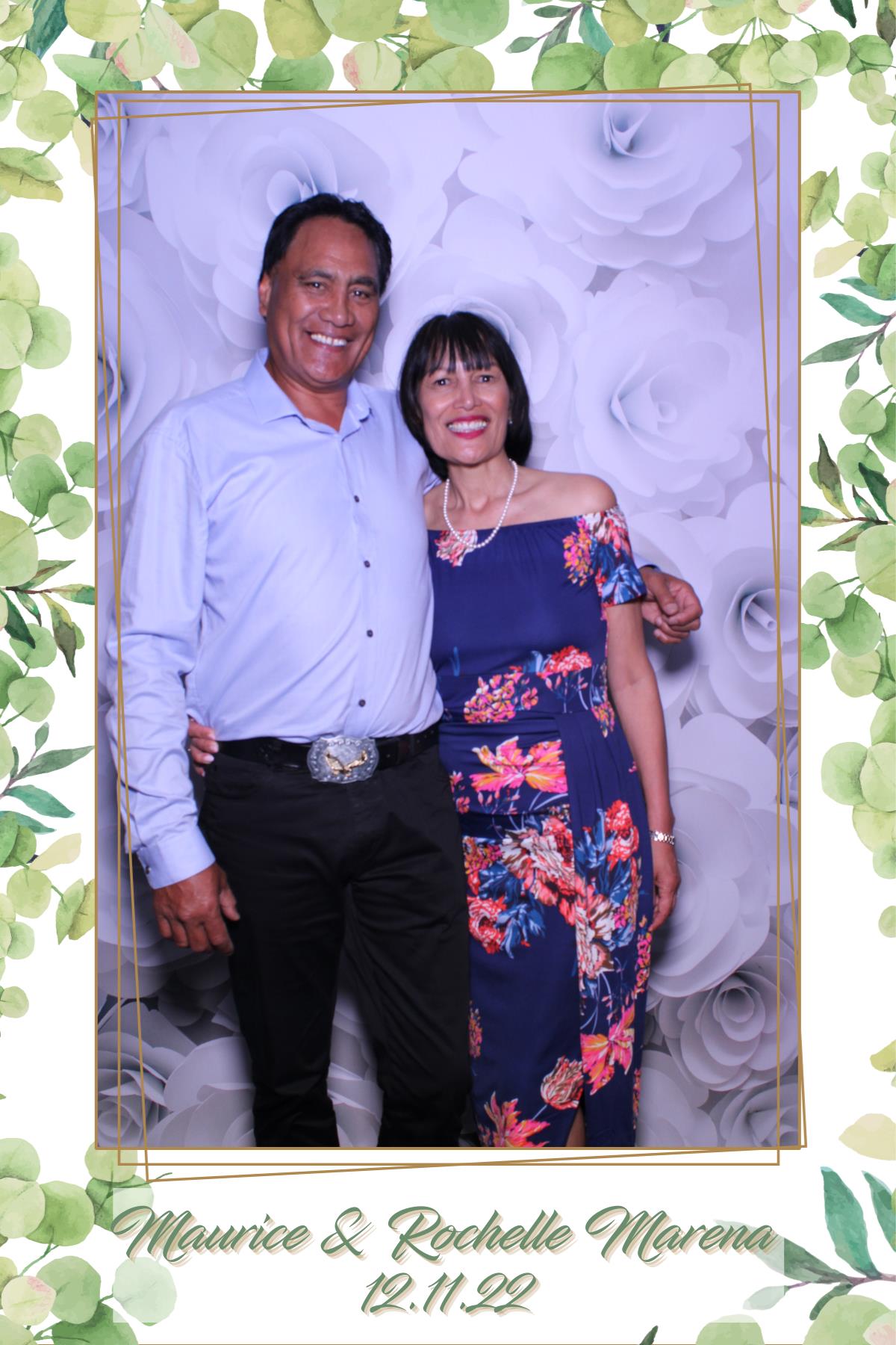 Maurice & Rochelle's Marena | View more photos from the event at gallery.photobooth.co.nz/u/SelfieCentral/Maurice-Rochelles-Marena