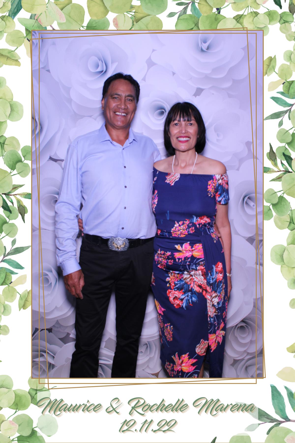 Maurice & Rochelle's Marena | View more photos from the event at gallery.photobooth.co.nz/u/SelfieCentral/Maurice-Rochelles-Marena