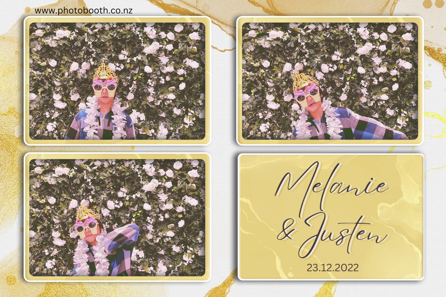 Melanie & Justen's Wedding | View more photos from the event at gallery.photobooth.co.nz/u/SelfieCentral/Melanie-Justens-Wedding